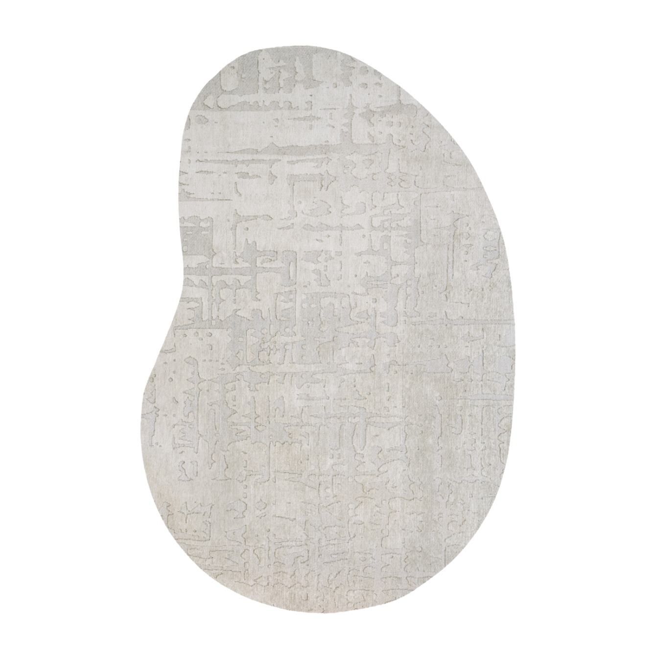 Dywan owalny BAOBAB DRY BEIGE szarobeżowy – Louis de Poortere