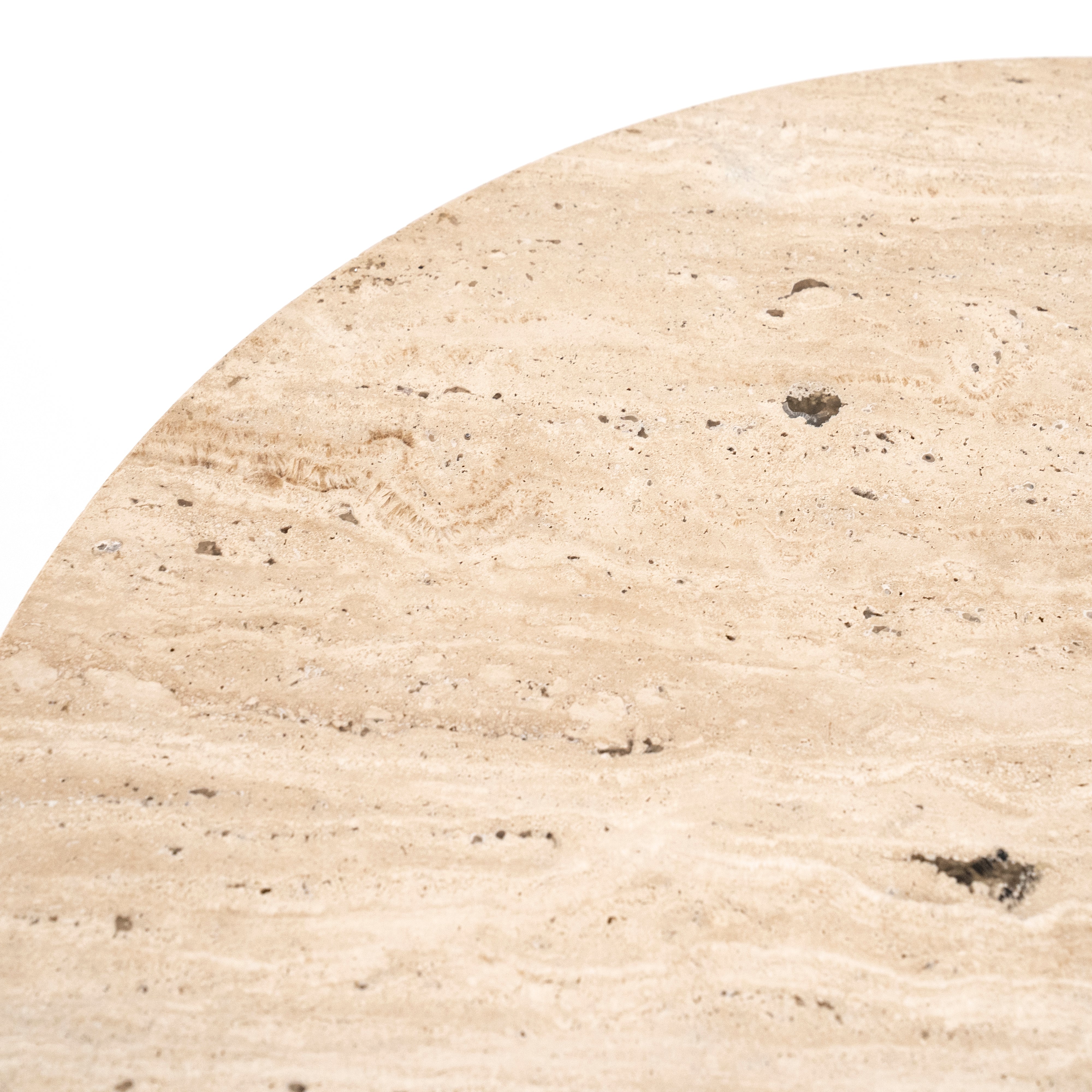AIME travertine side table