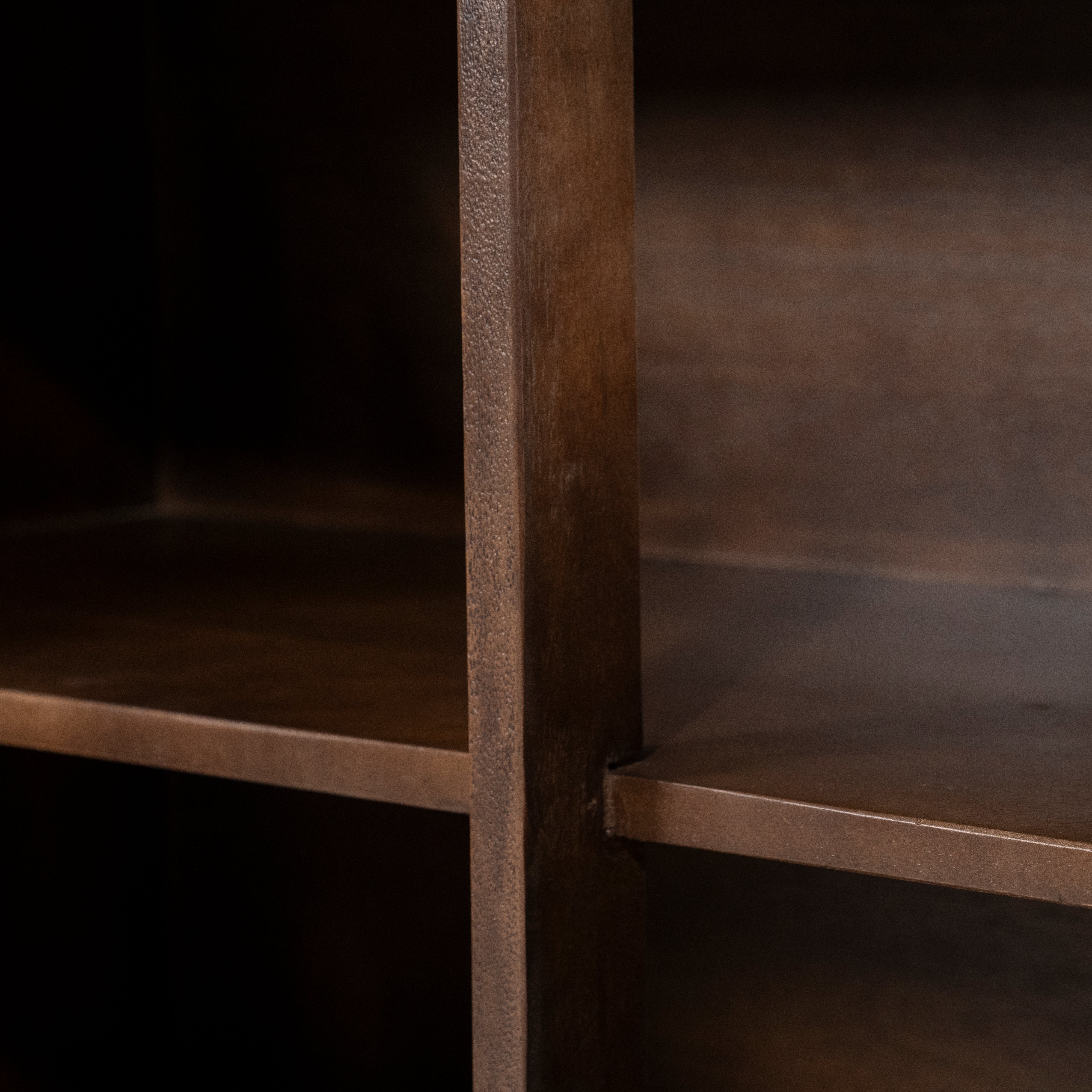 LIO chest of drawers brown mango wood with travertine