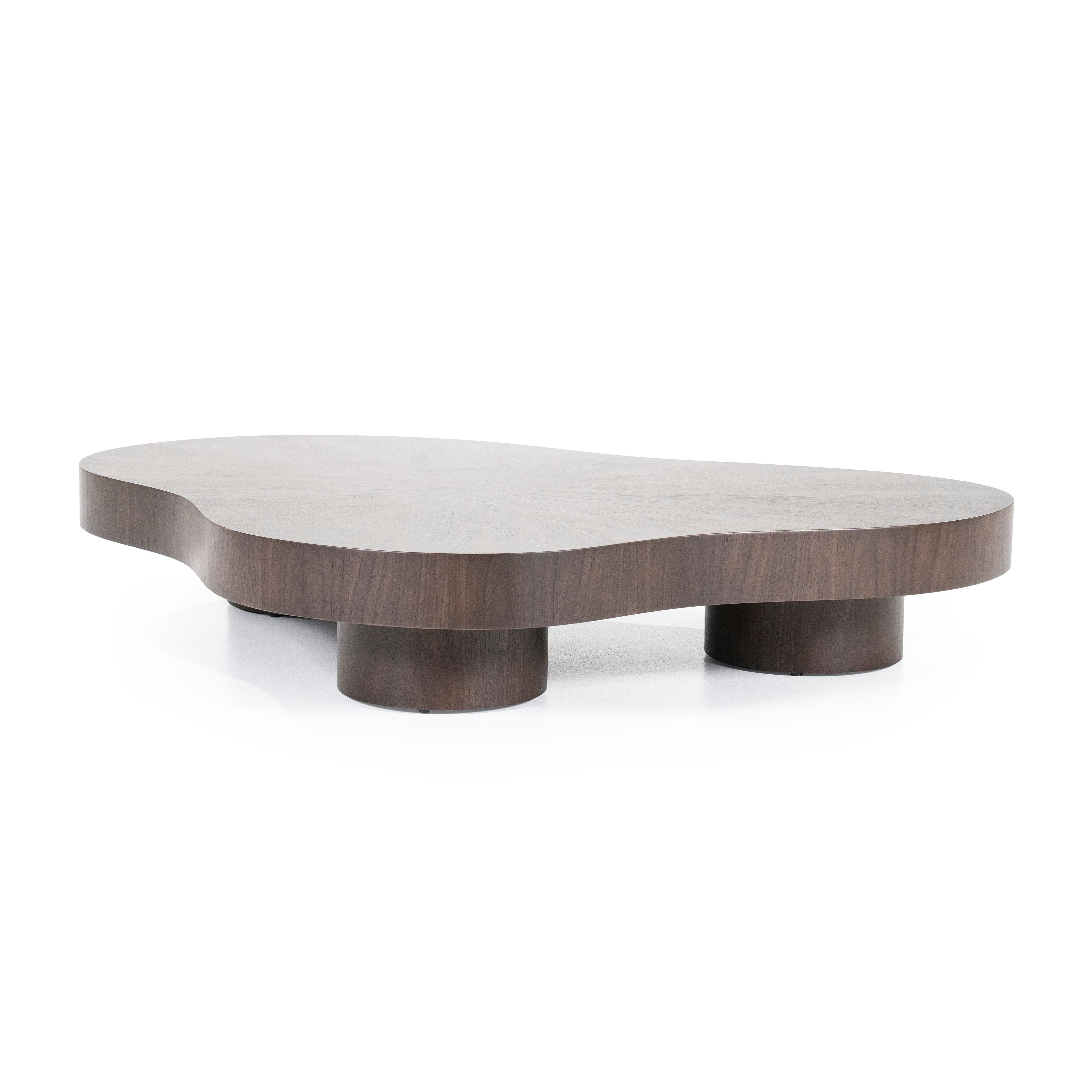 BOBBIE Dark Walnut Veneer Coffee Table