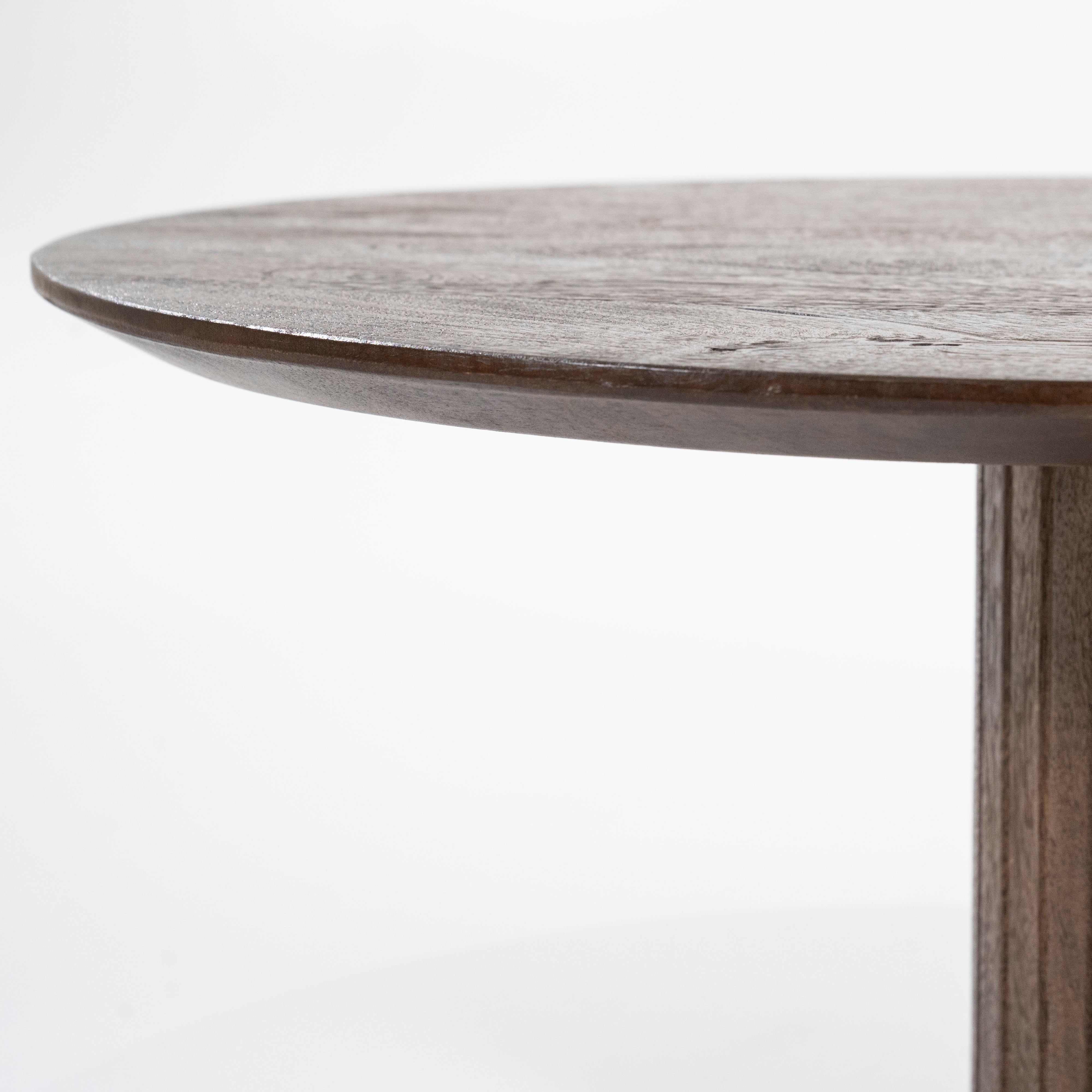 Couchtisch JORDY aus dunkelbraunem Mangoholz