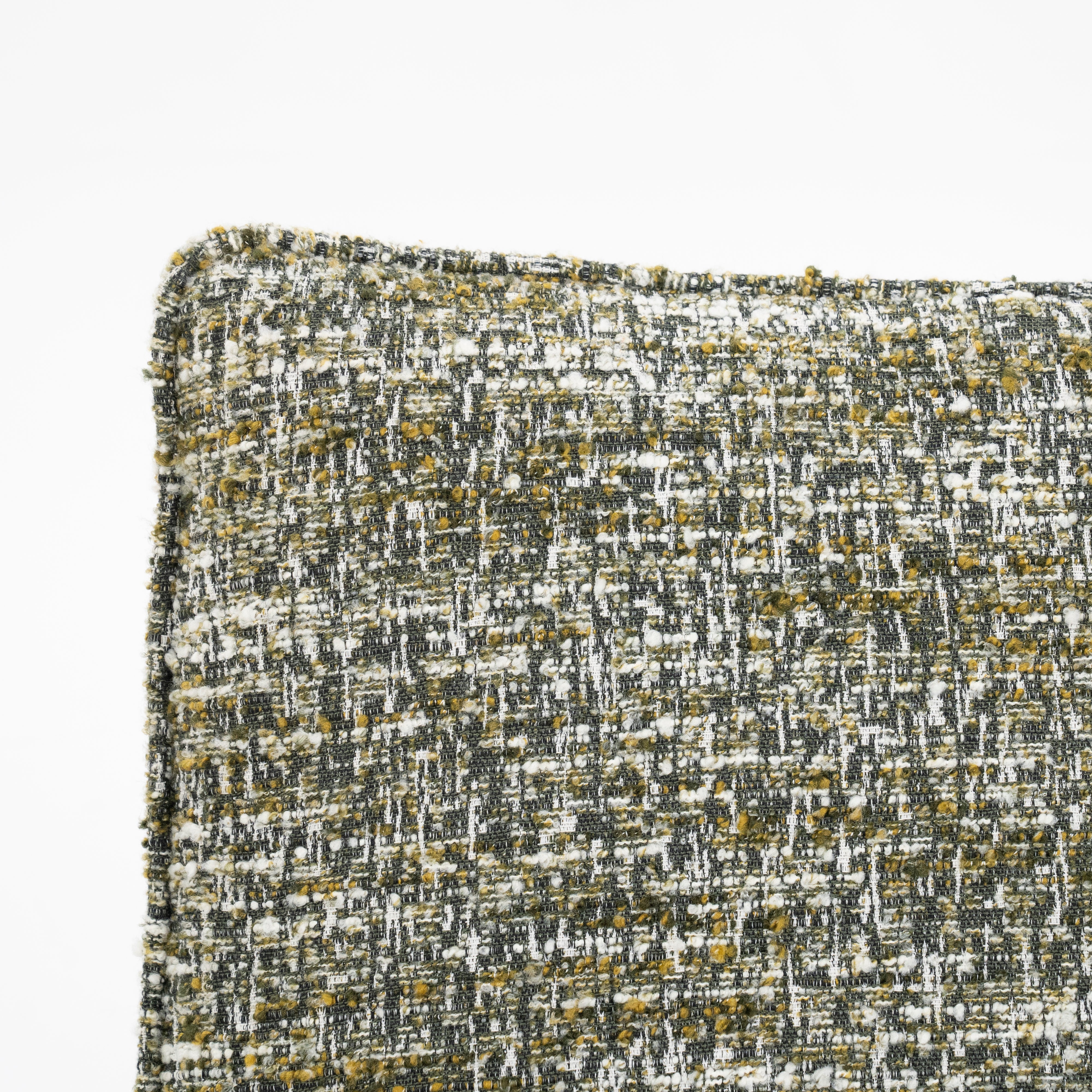 LOYS green mélange swivel armchair