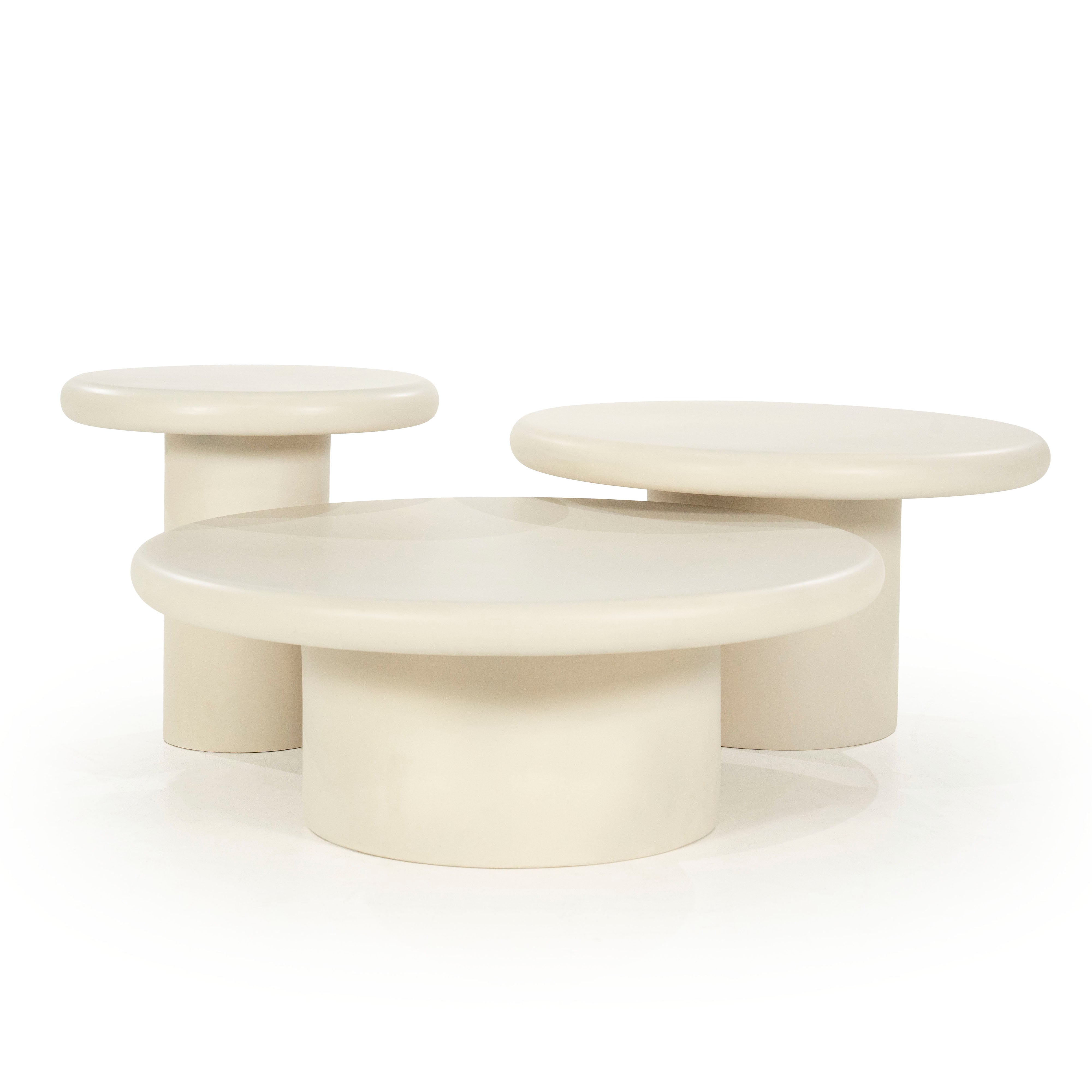 JADE cream side table