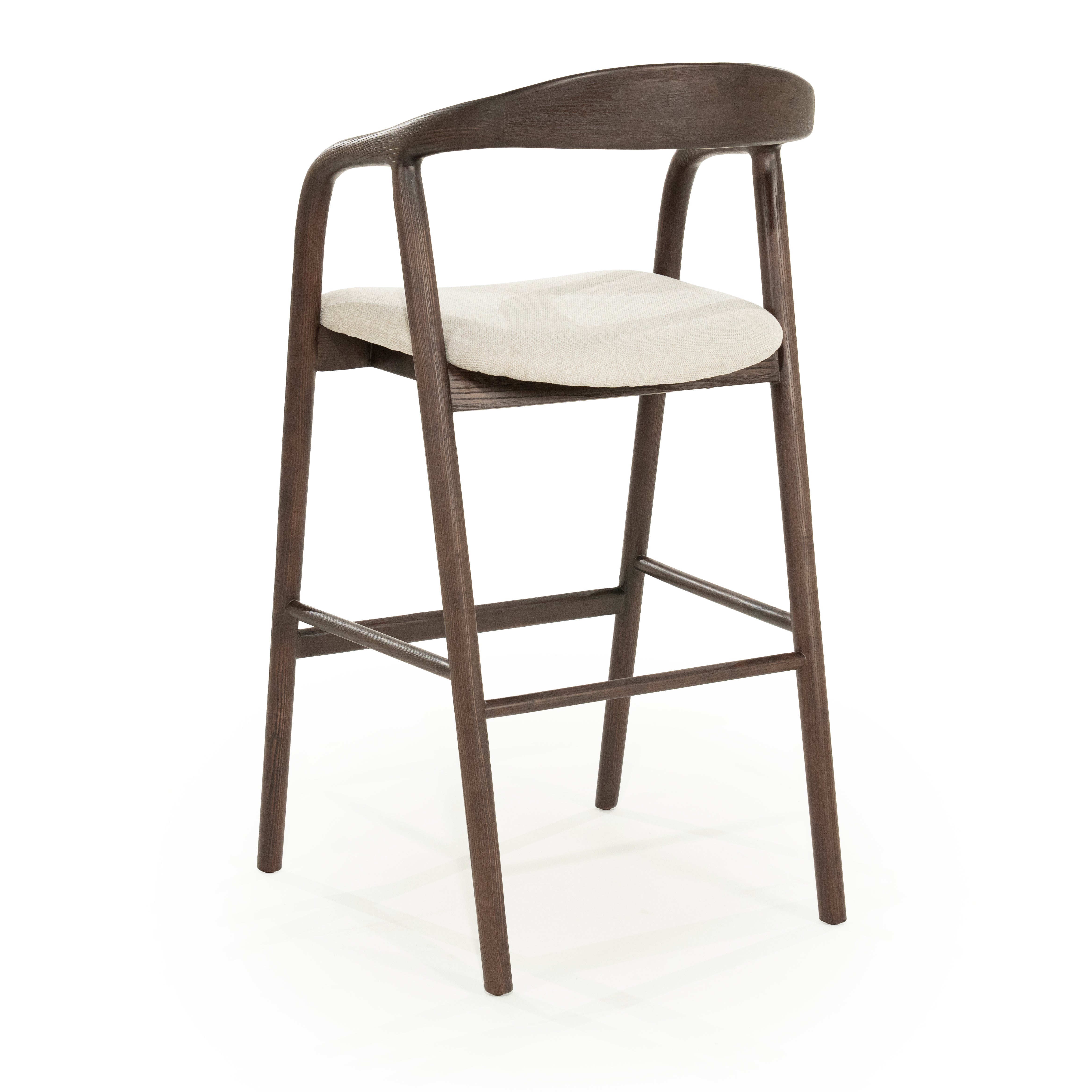 RAYVEN Stool dark ash wood
