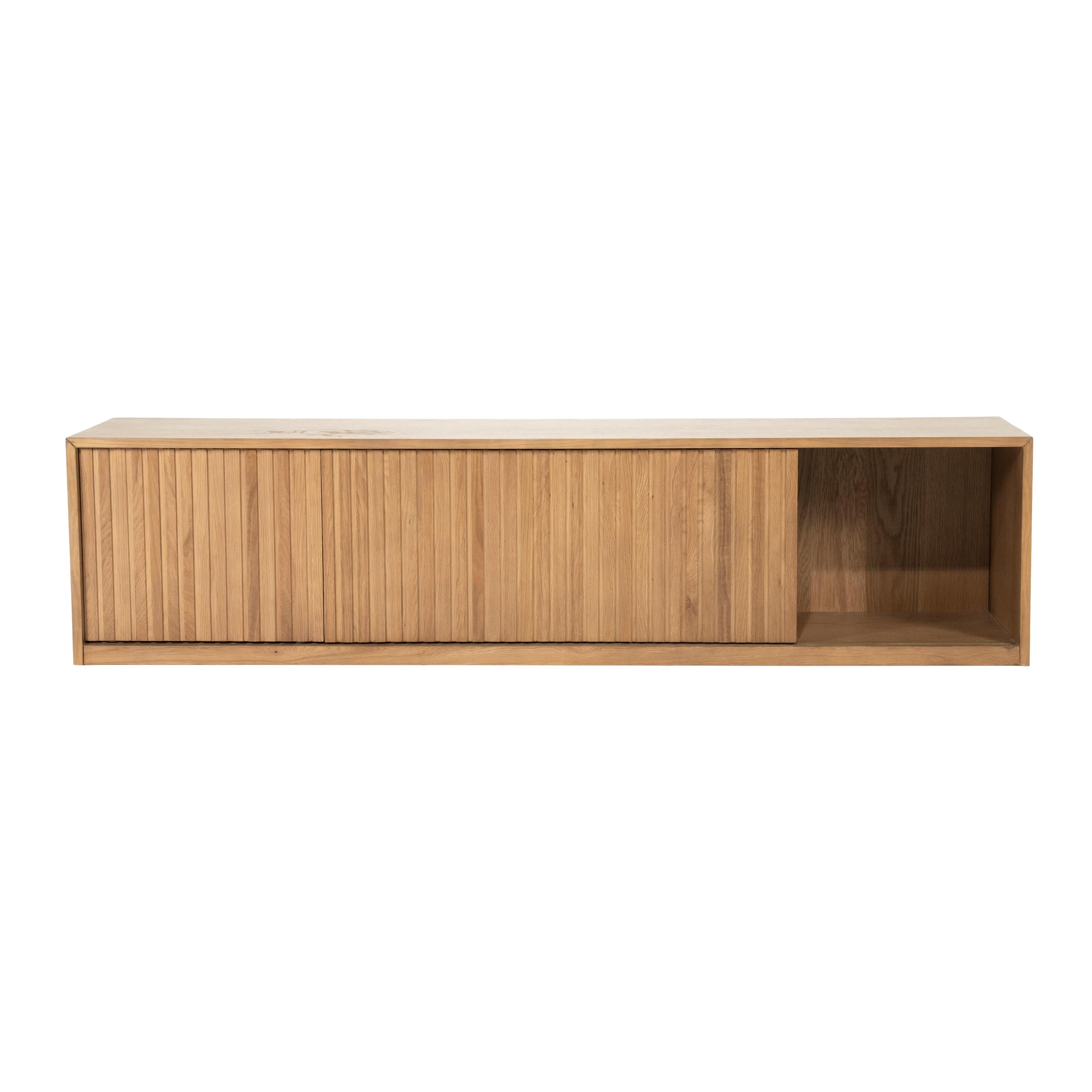 RTV-Sideboard MILO dunkles Eichenholz