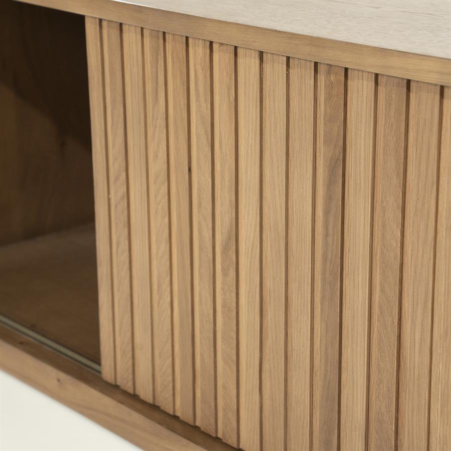 RTV-Sideboard MILO dunkles Eichenholz
