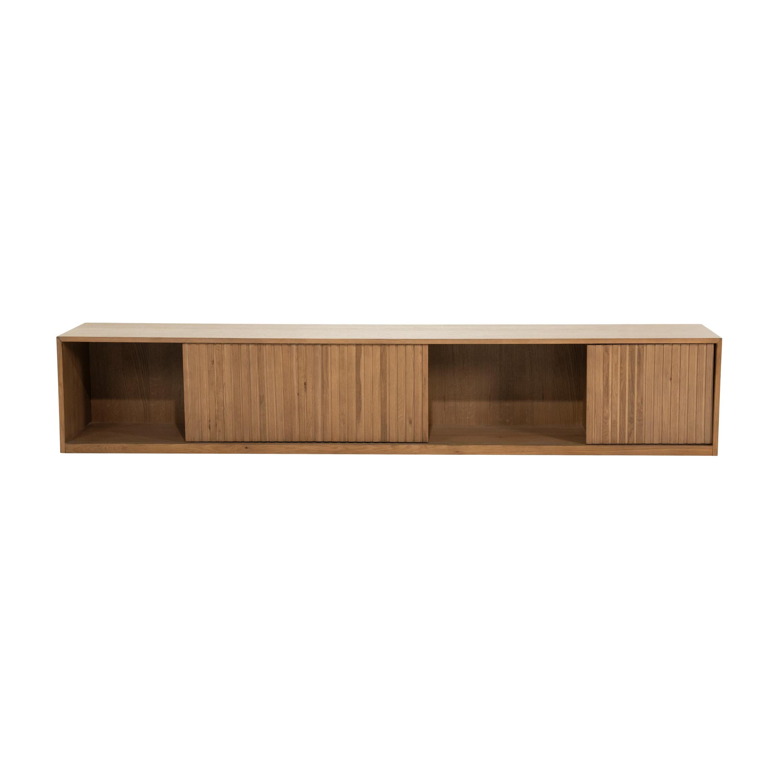 RTV-Sideboard MILO dunkles Eichenholz