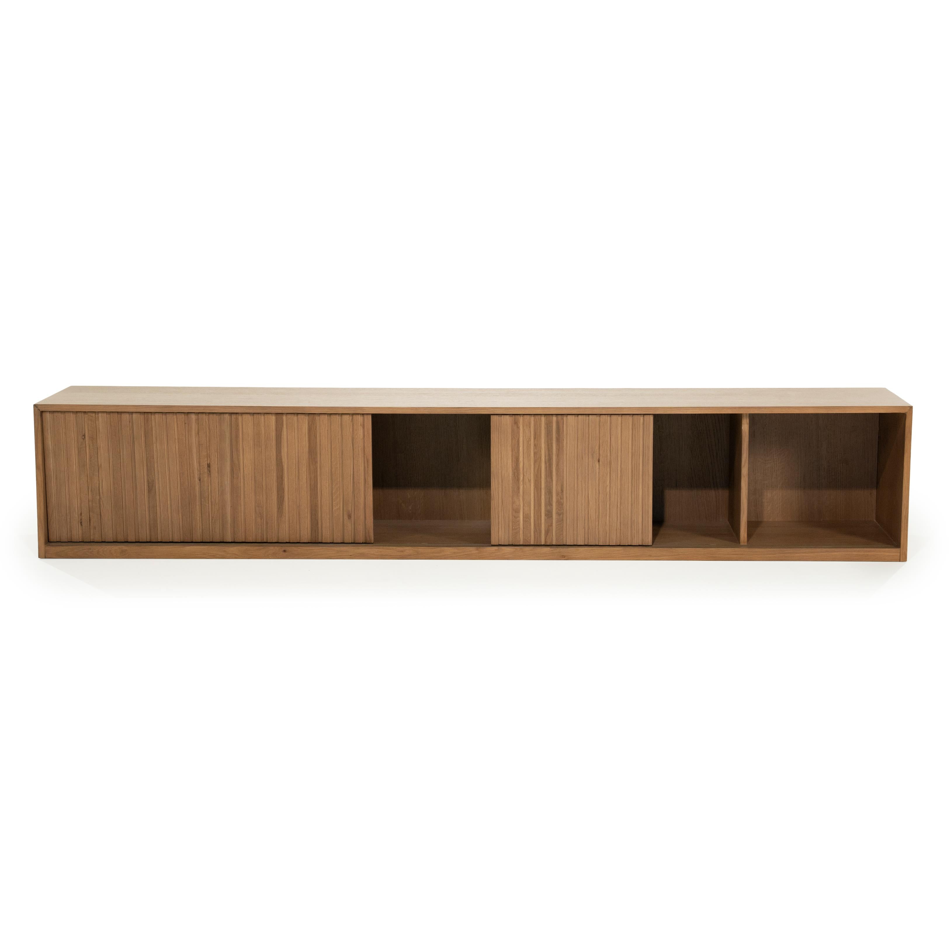 RTV-Sideboard MILO dunkles Eichenholz