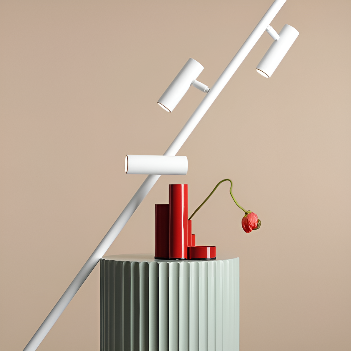 Stehleuchte TREVO weiß