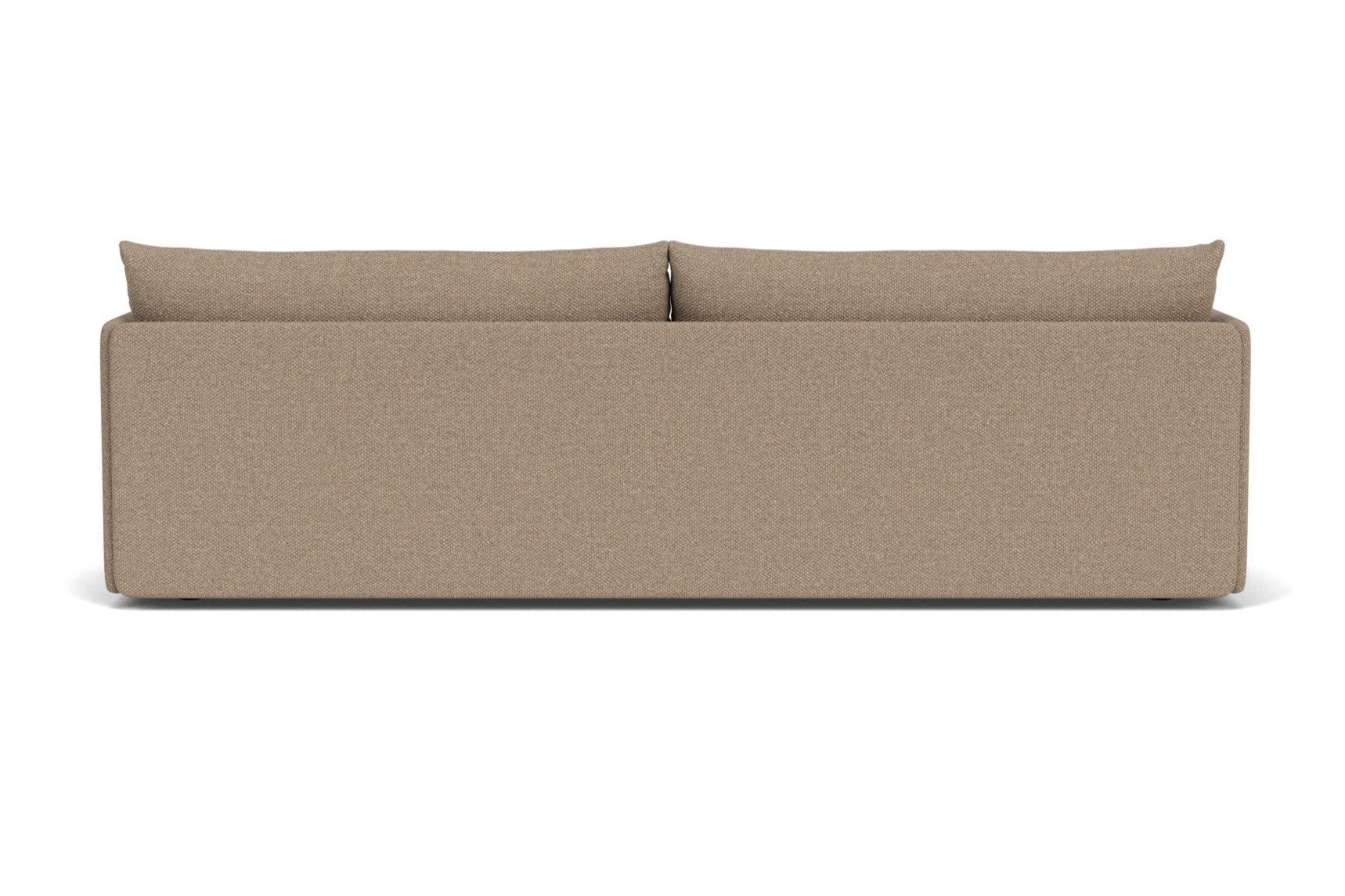 3-seater OFFSET sofa brown