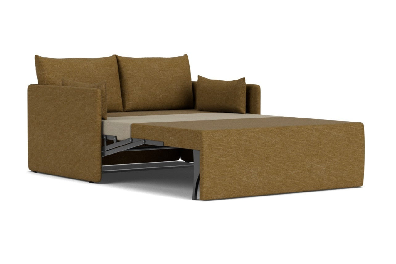 Sofa mit Schlaffunktion 2-sitzig 0FFSET senfgelb