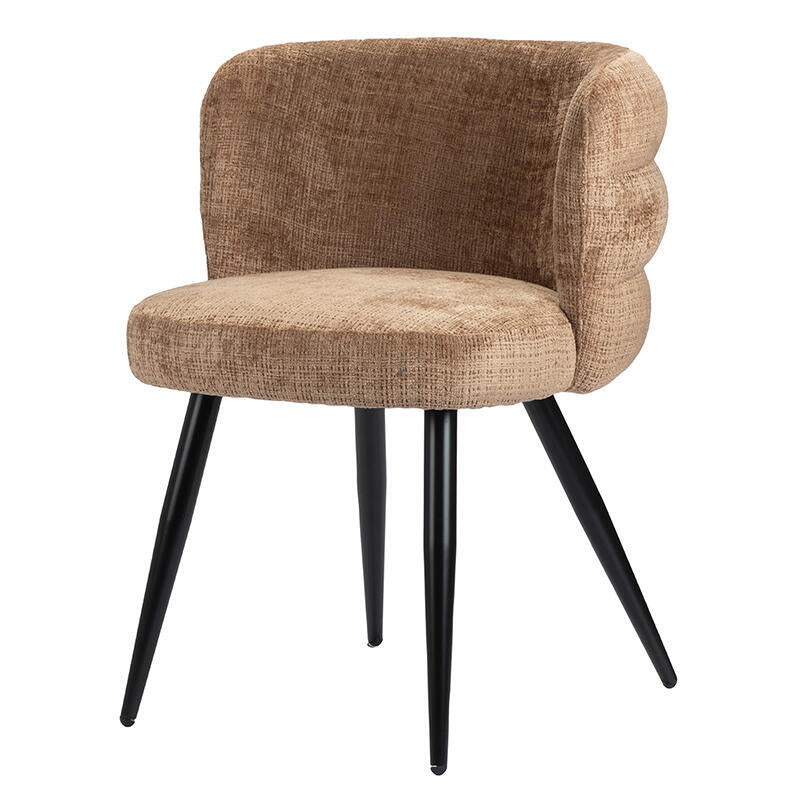 CLOUD Chair in Caramel with Black Base