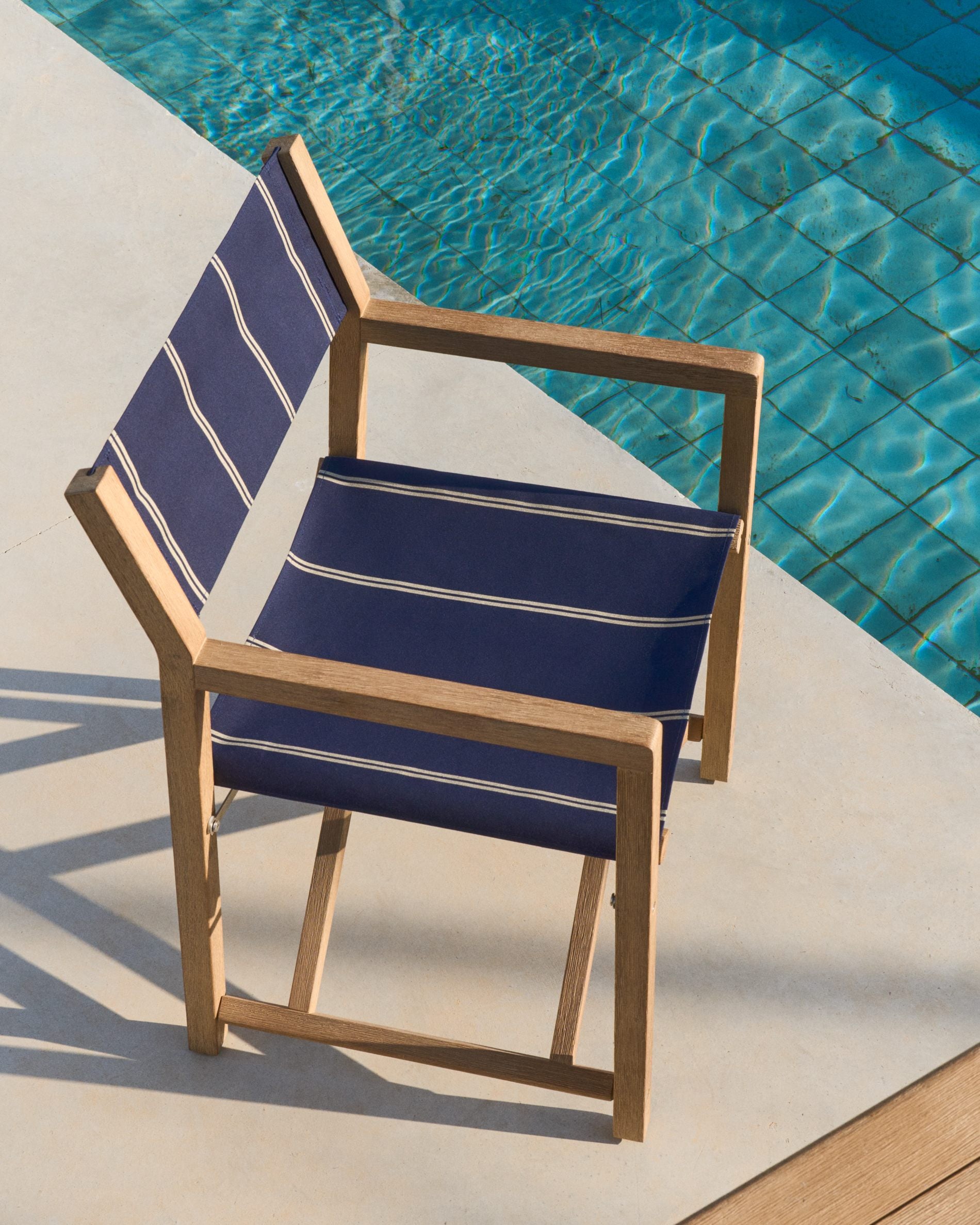 Gartenstuhl VILARA braun mit beige