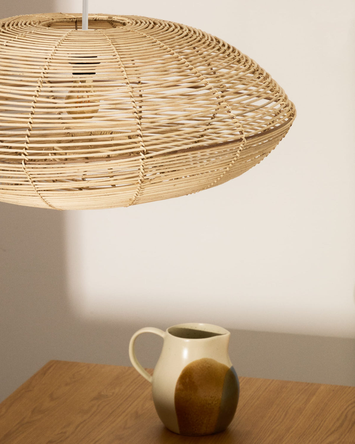 Abażur FLARO naturalny rattan – ujęcie 4