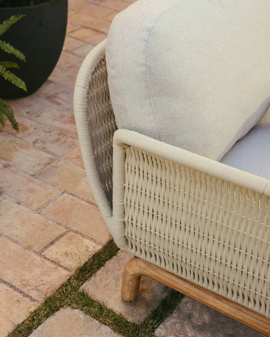Sofa ogrodowa 2-osobowa ALIPA beżowy – Kave Home