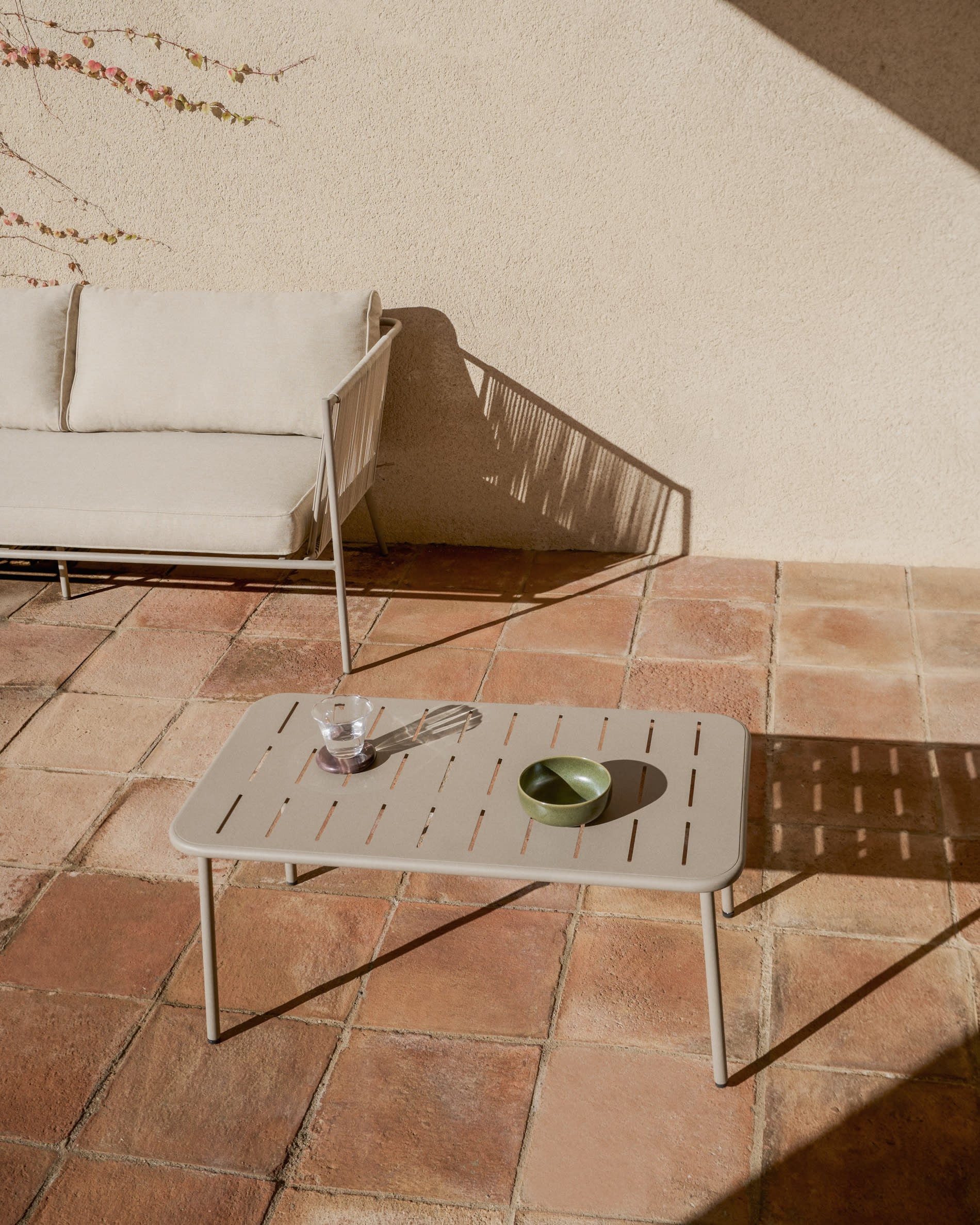 Gartentisch ZIVIA taupe