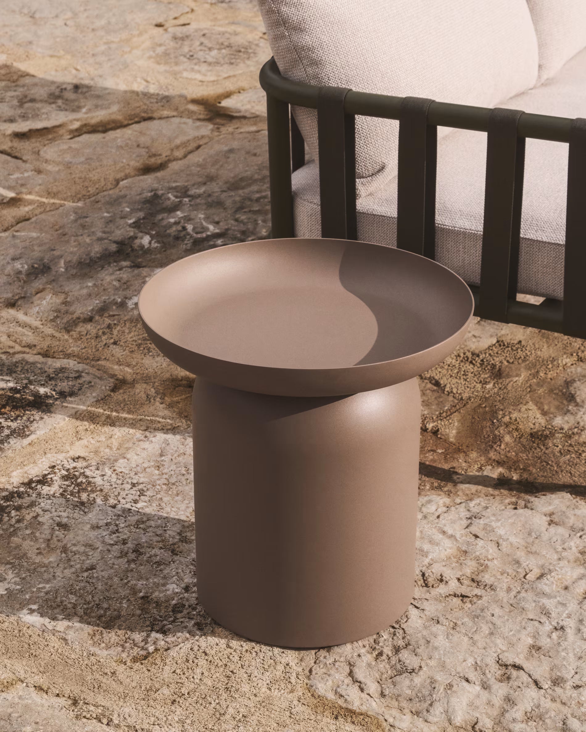 Beistelltisch ARCOLA taupe