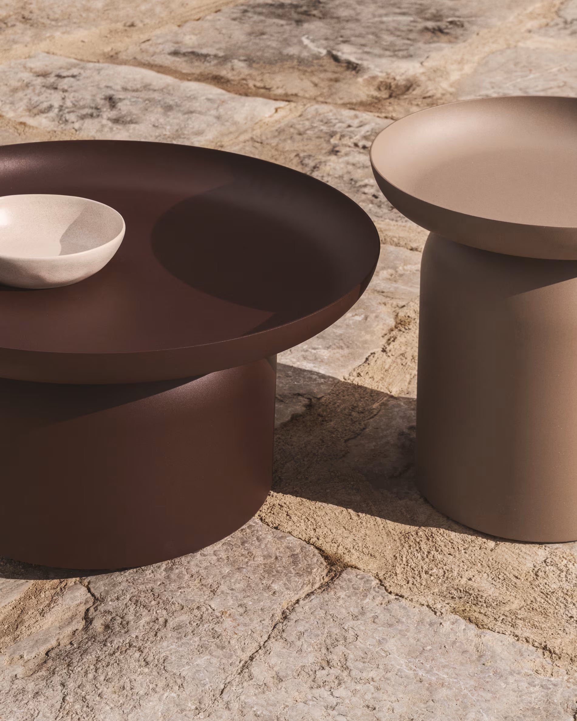 Gartenkaffee Tisch ARCOLA braun