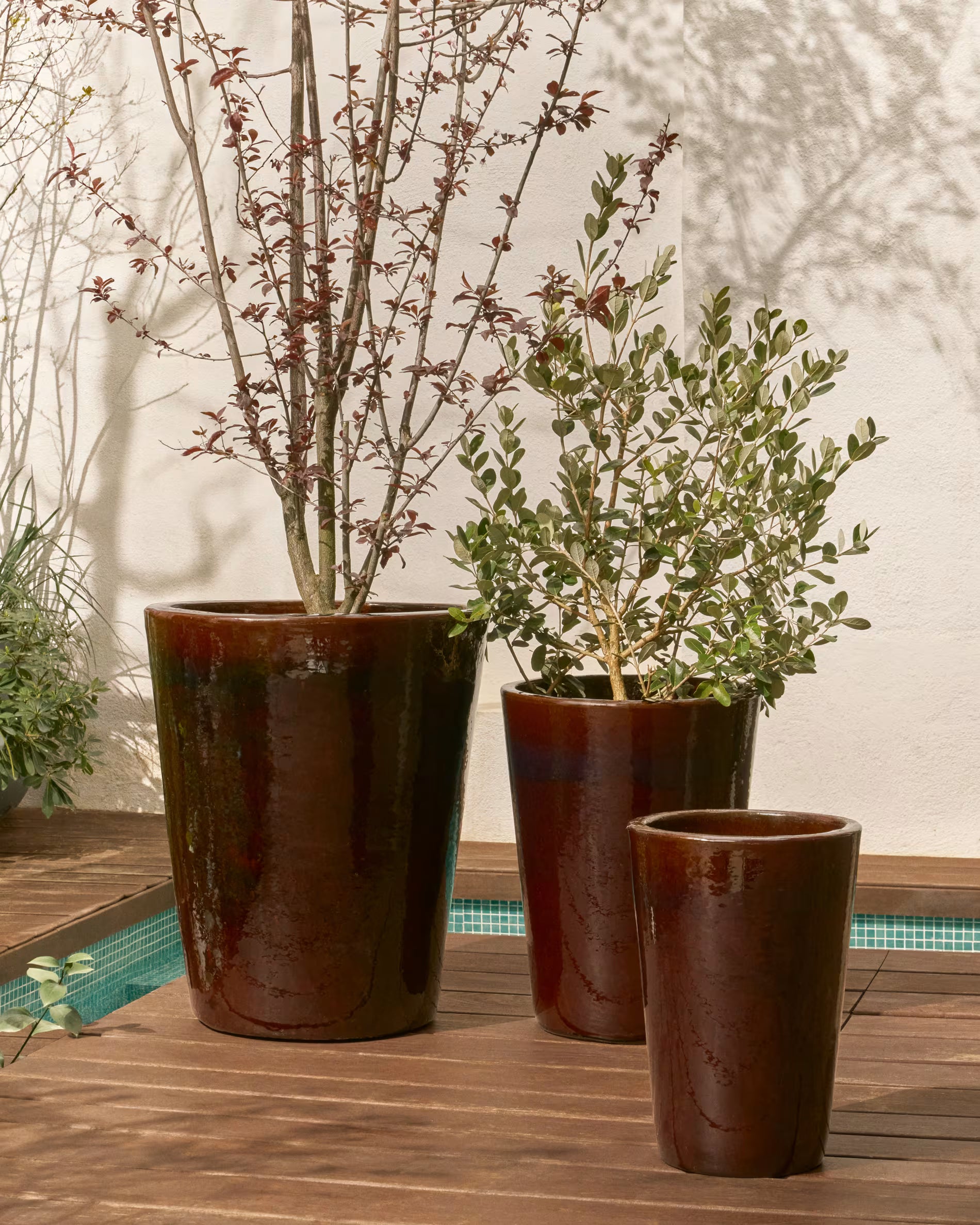 Blumentopf-Set ROTJA braun