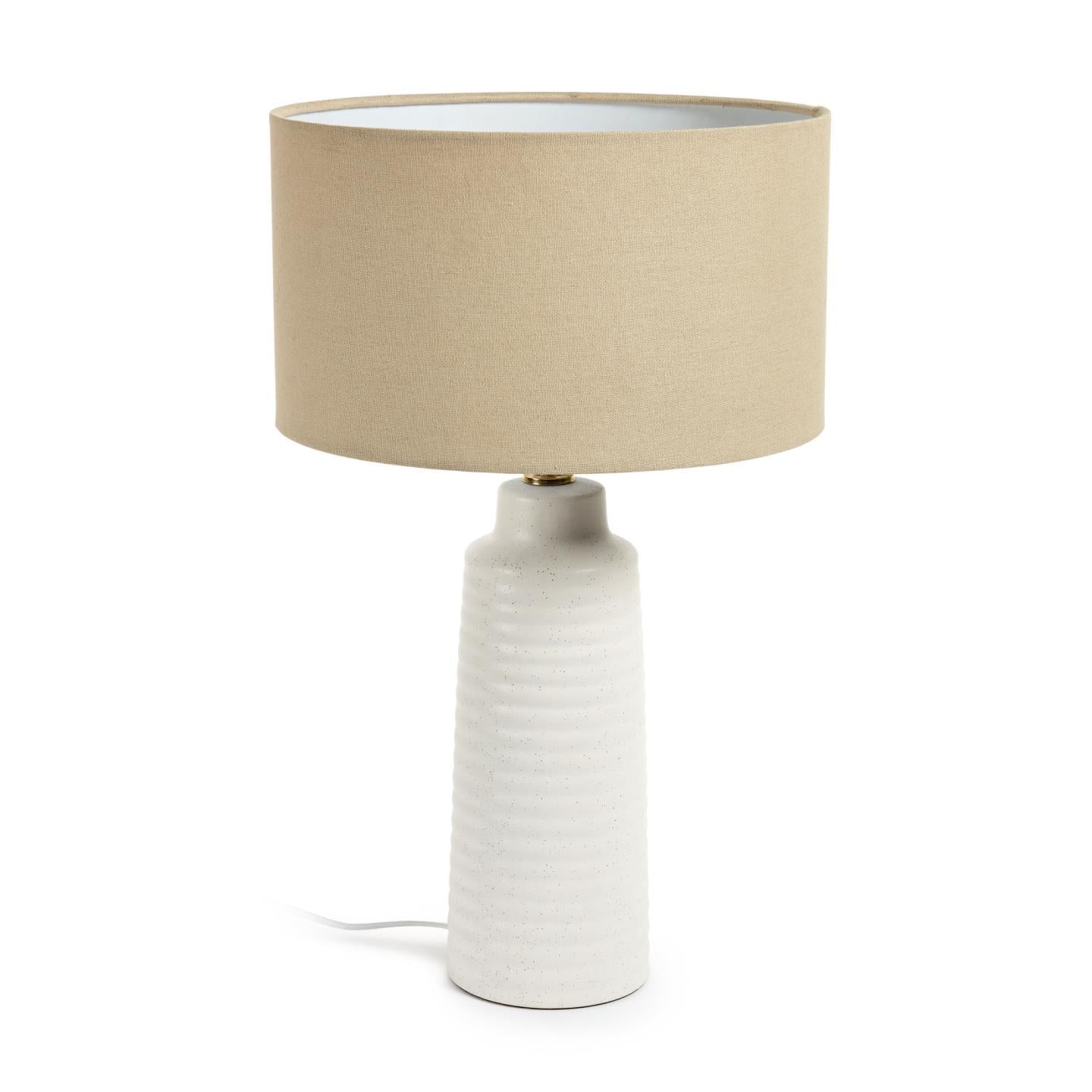 Lampa stołowa MIJAL biały – Kave Home