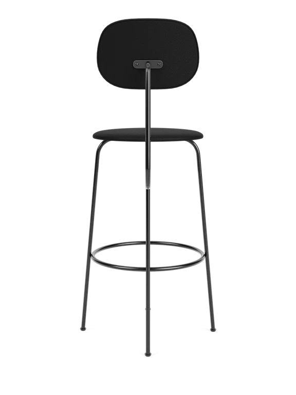 AFTEROOM PLUS upholstered stool black