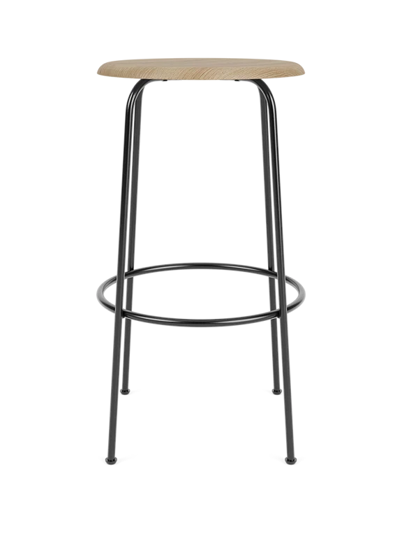 Barhocker AFTEROOM Eichenfurnier mit Stahlbasis