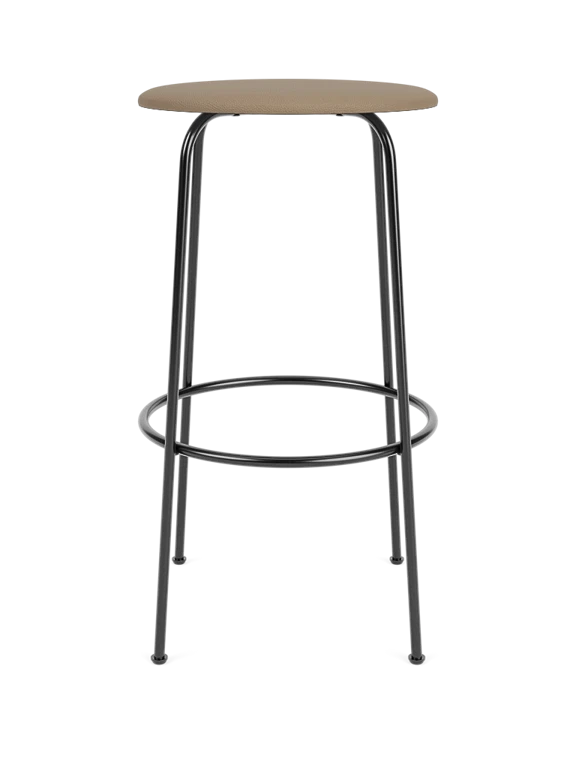 Barhocker AFTEROOM beige mit Stahlbasis