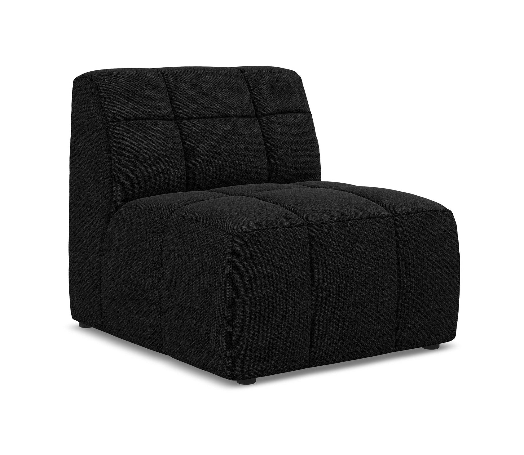 Armchair / module ALOHA black boucle