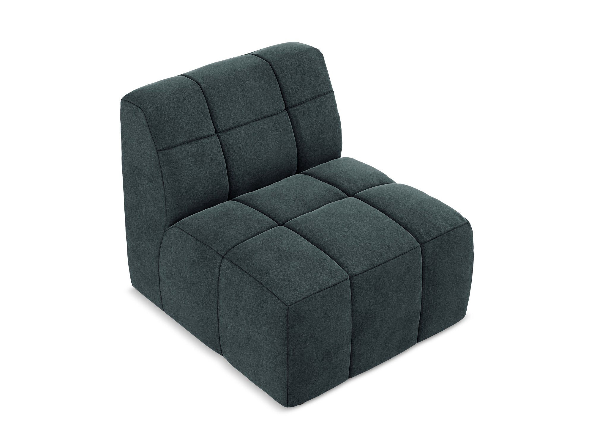 Armchair / velvet module ALOHA sea