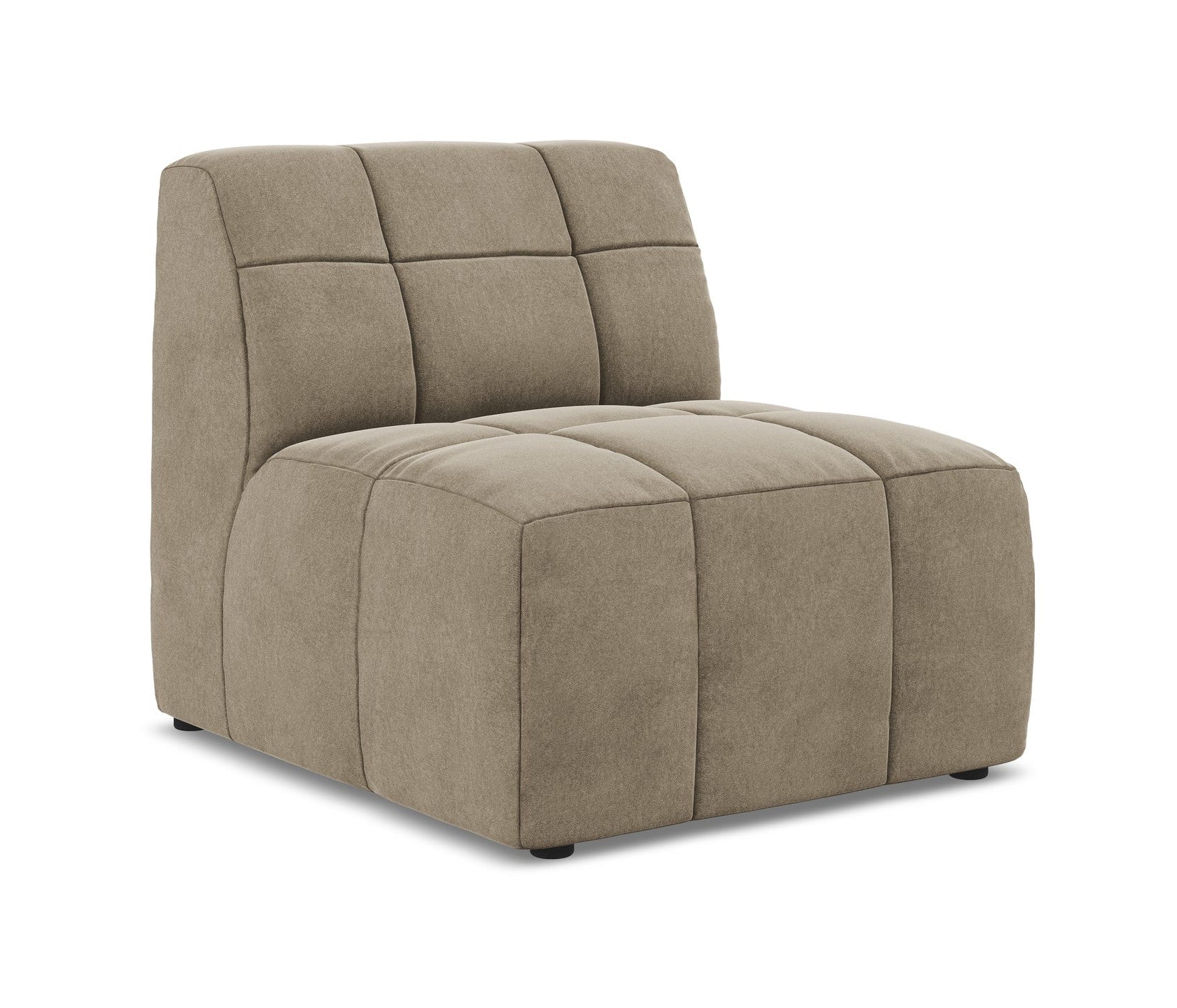 Armchair / velvet module ALOHA beige
