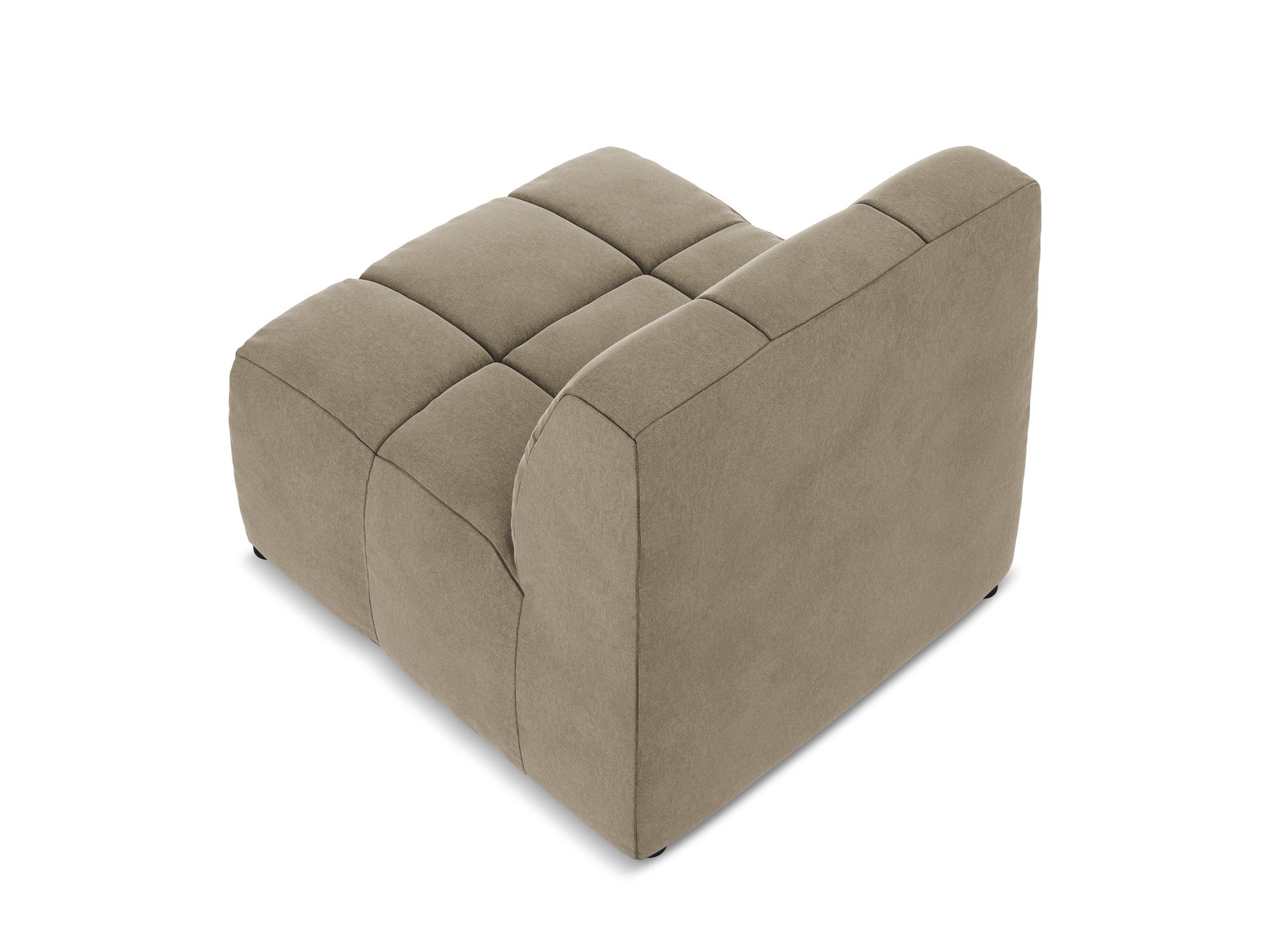 Armchair / velvet module ALOHA beige