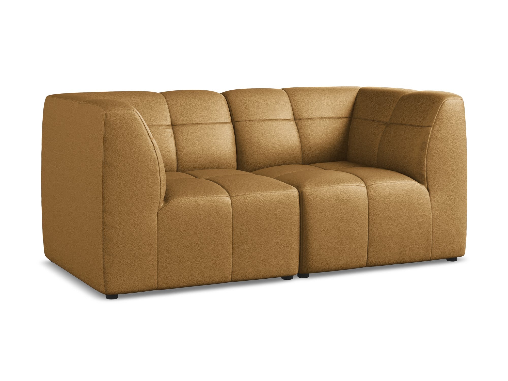 Modular 2-Seater Sofa ALOHA Caramel Eco-Leather