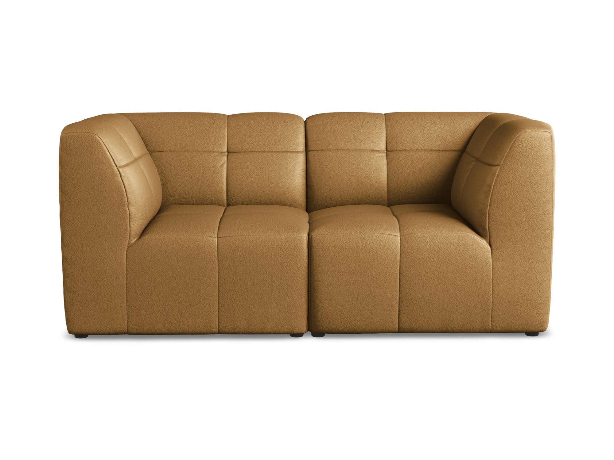 Modular 2-Seater Sofa ALOHA Caramel Eco-Leather