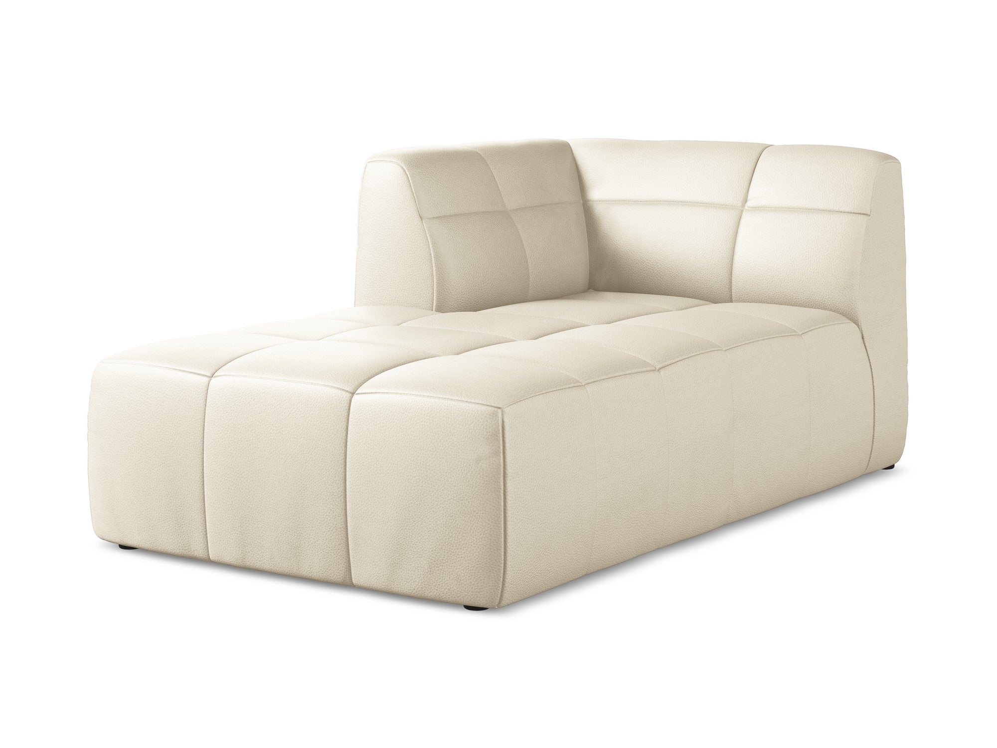 Szezlong links ALOHA hellbeige Kunstleder