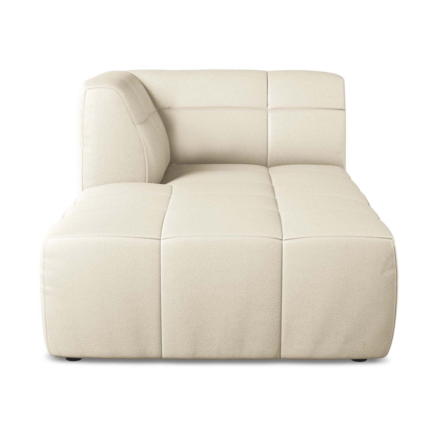 Szezlong links ALOHA hellbeige Kunstleder