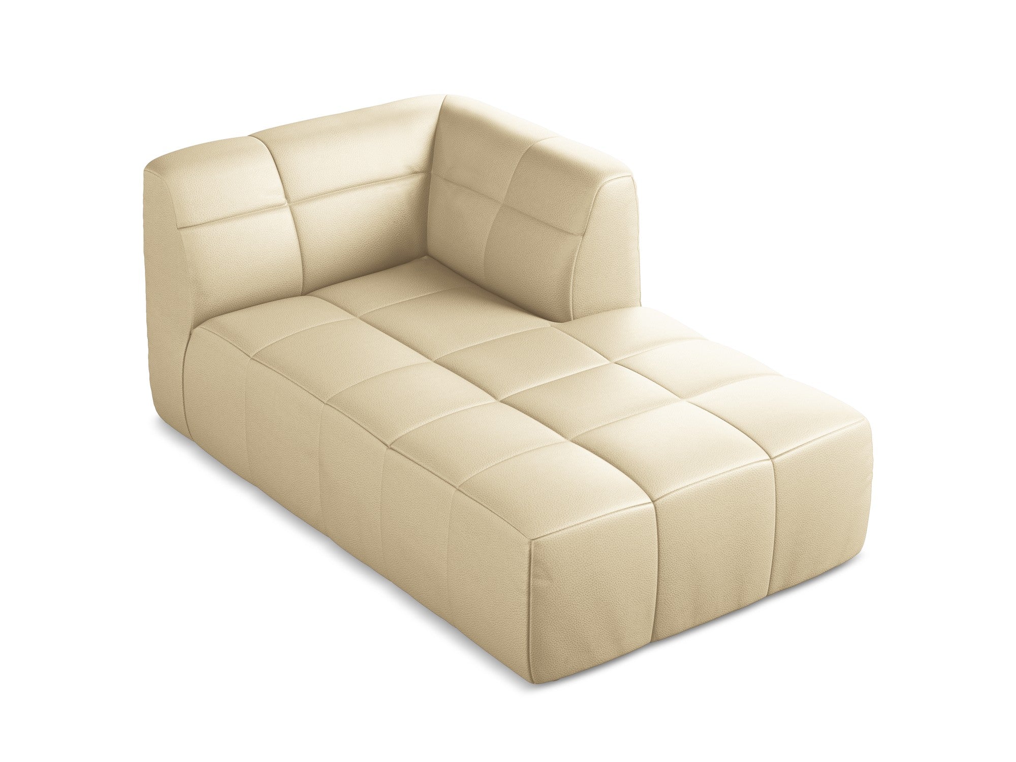 ALOHA chaise longue beige eco-leather