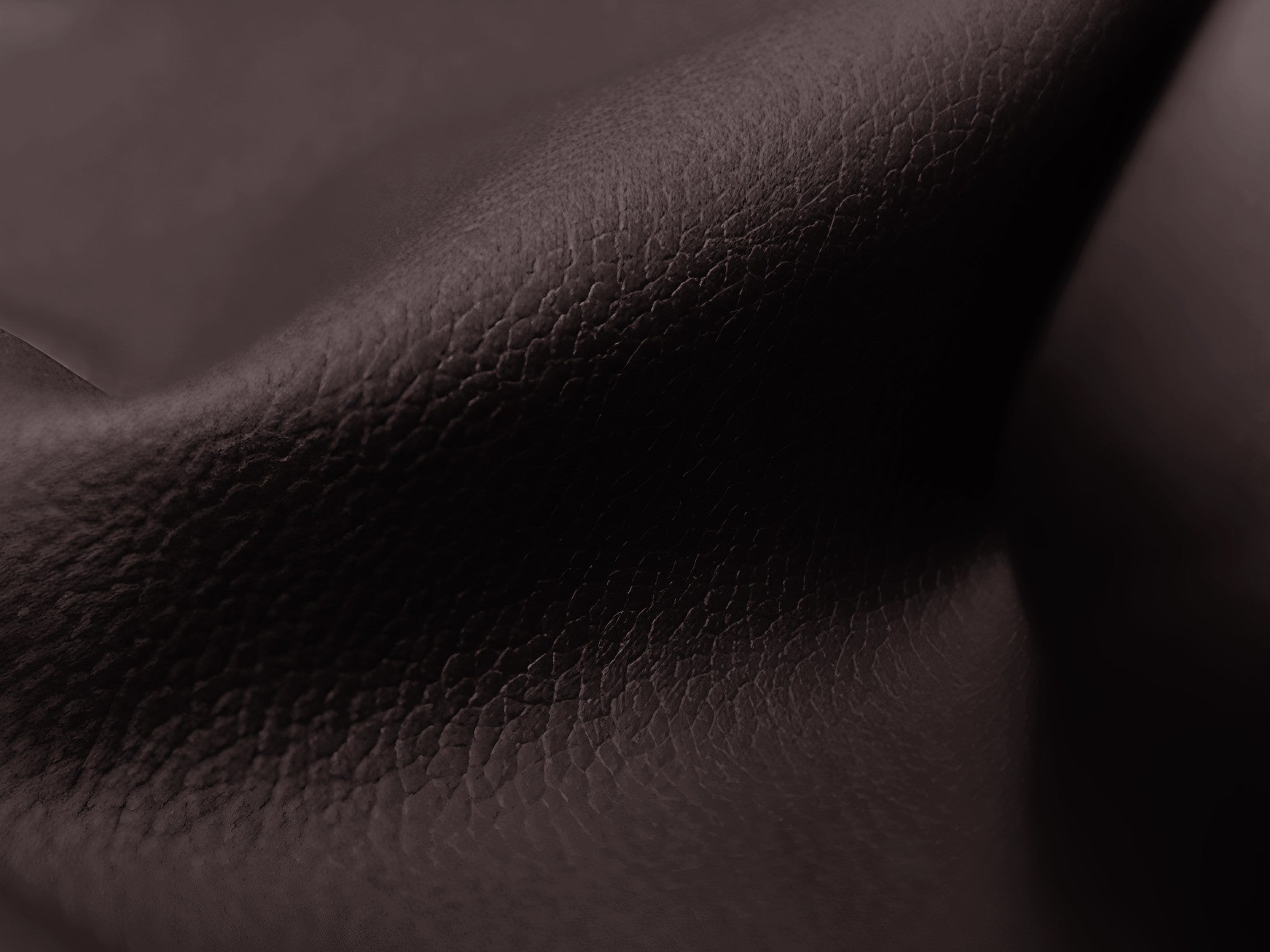 Rechtsseitiger Szezlong ALOHA aus pflaumenfarbener Kunstleder