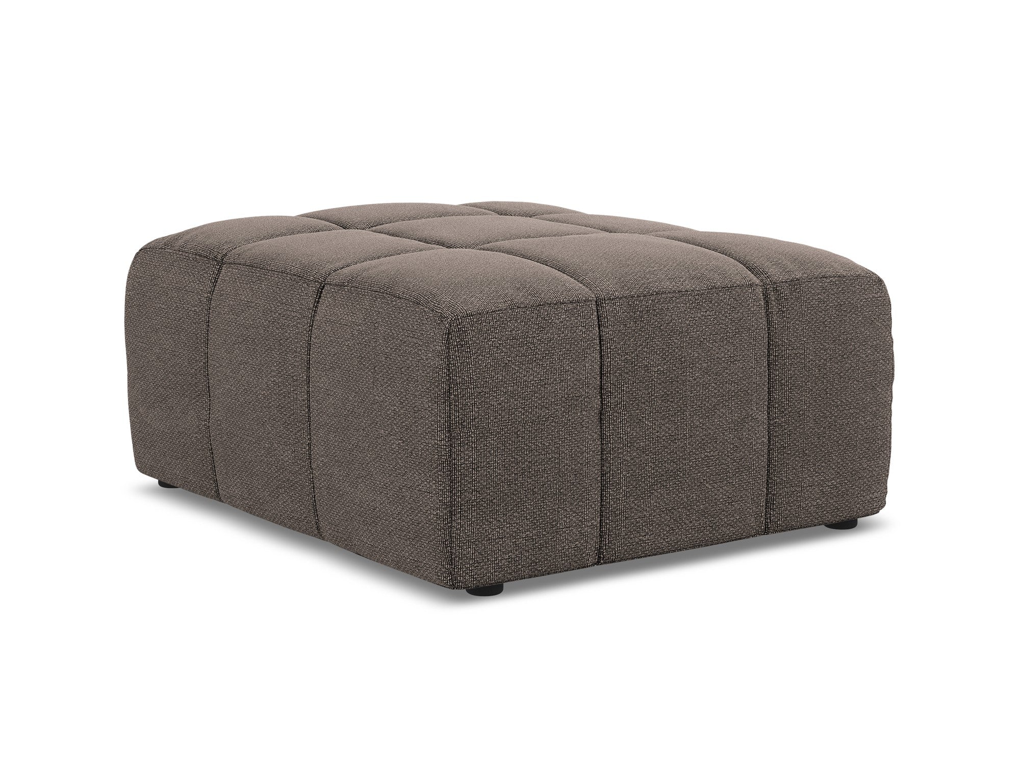 Hocker / Modul ALOHA schokoladenfarbener Boucle