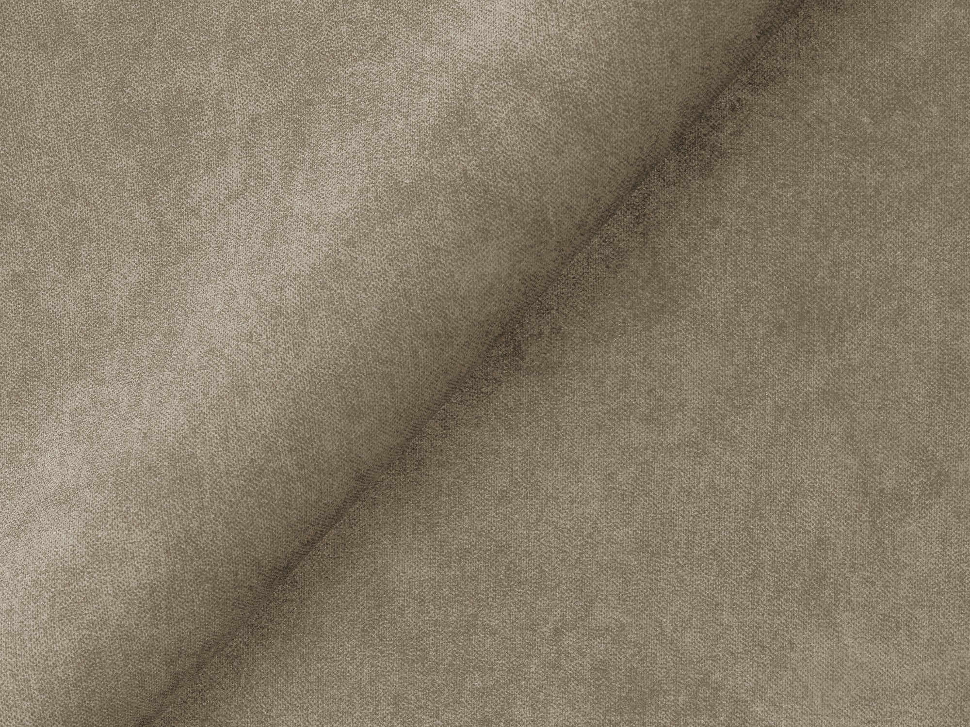 Modularer Samt-Ecksofa rechtsseitig 3-sitzig ALOHA beige