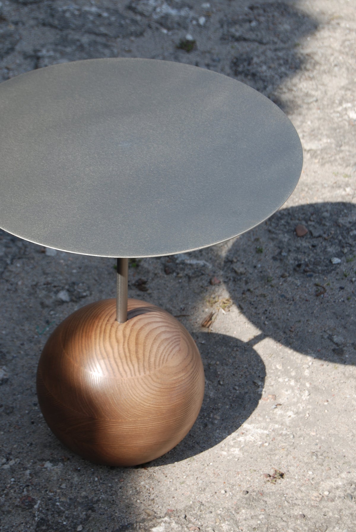 Kaffeetisch AN SU Holz und Stahl