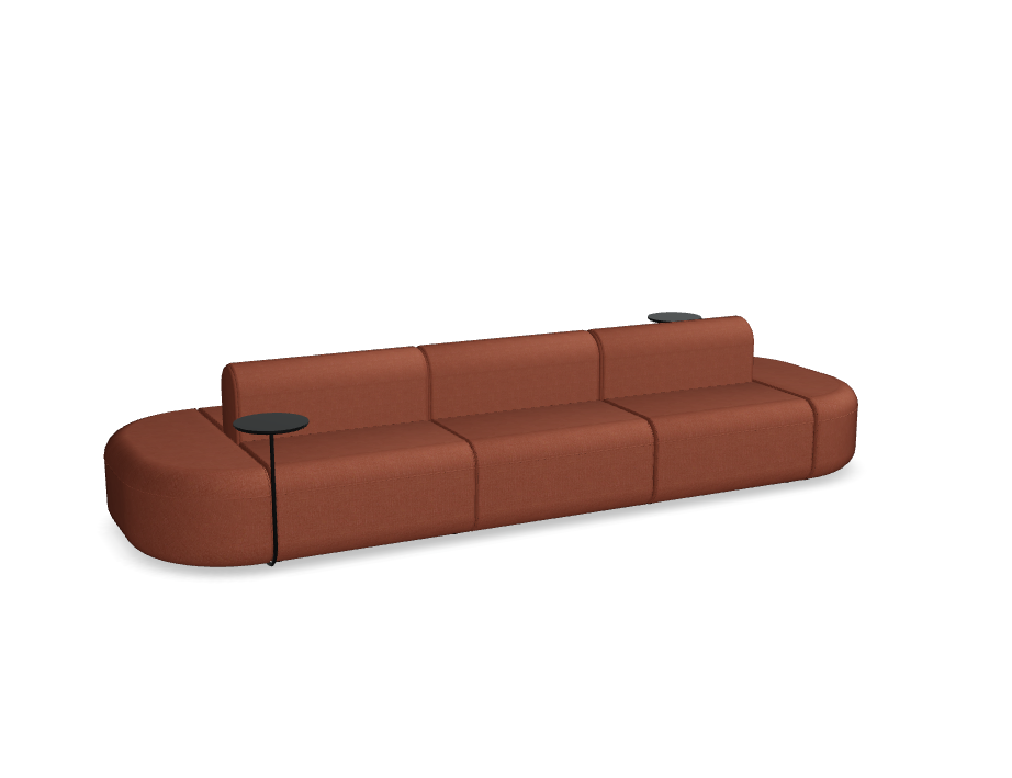 5-module sofa double upholstered artico