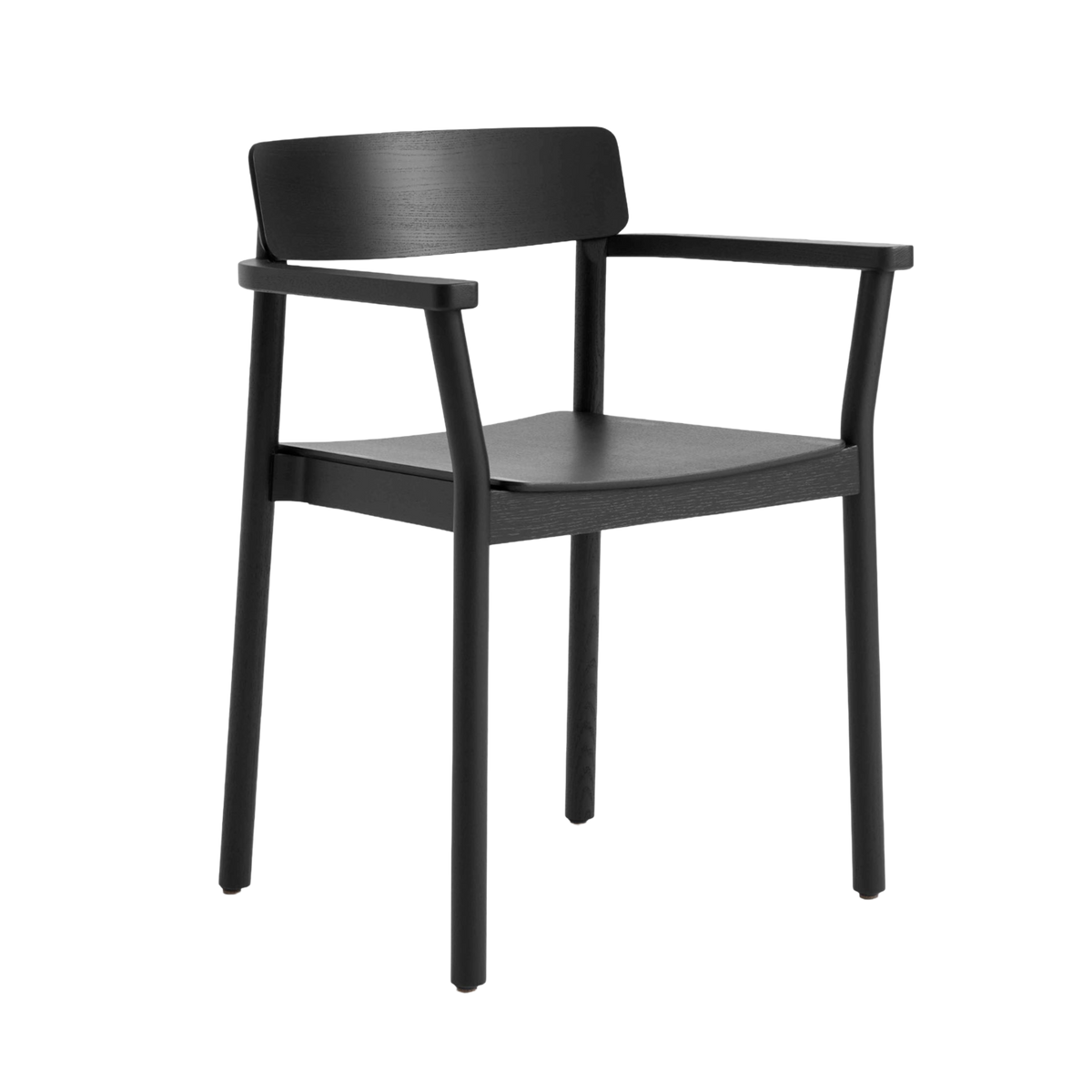 Sessel mit Armlehnen BETTY TK10 schwarz lackierte Esche