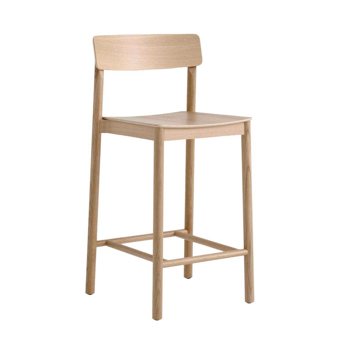 Hocker BETTY lackierter Eiche