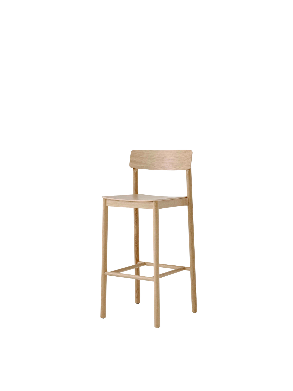 Hocker BETTY lackierter Eiche