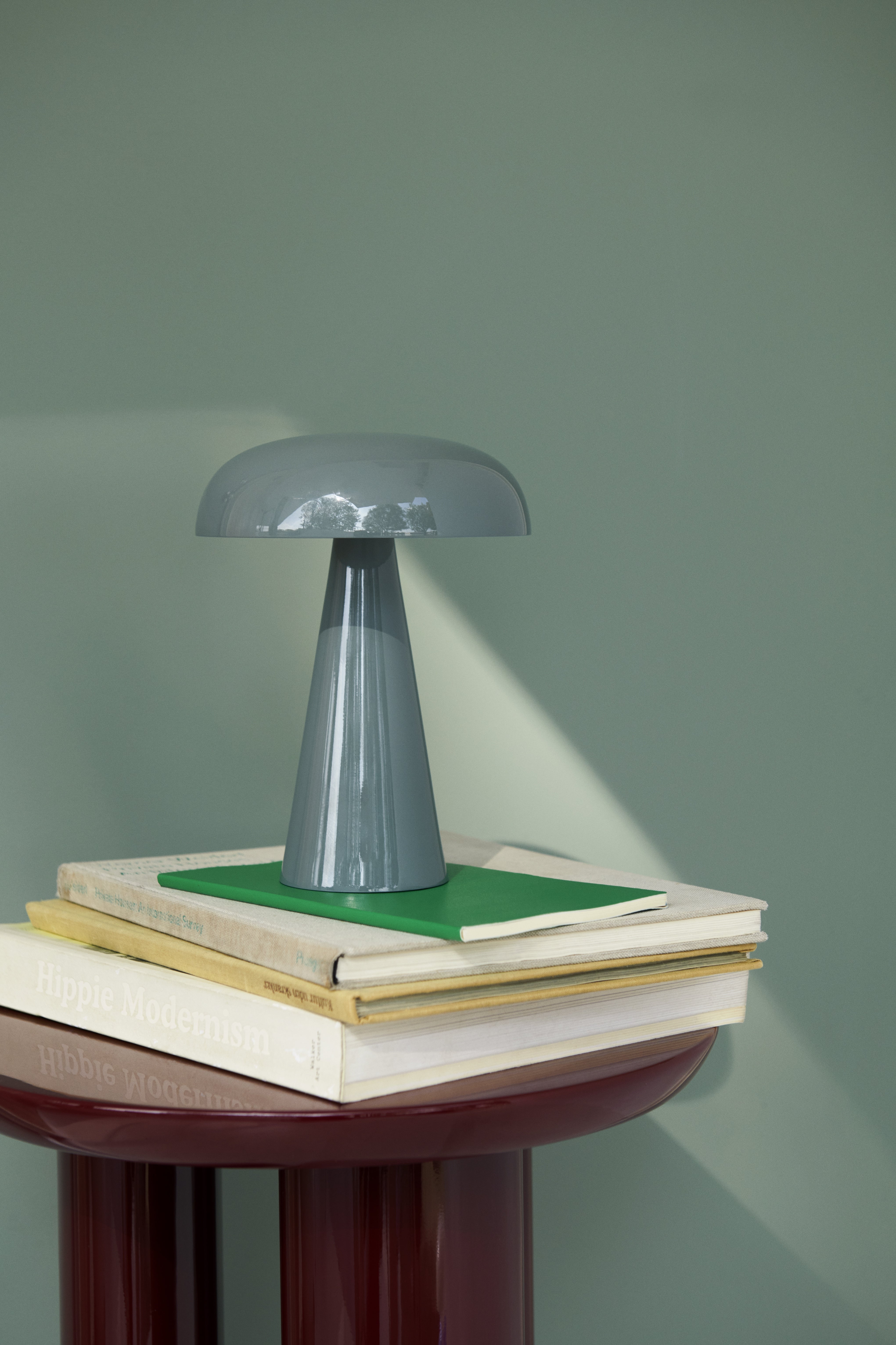 Tragbare Lampe COMO SC53 in Grau-Blau