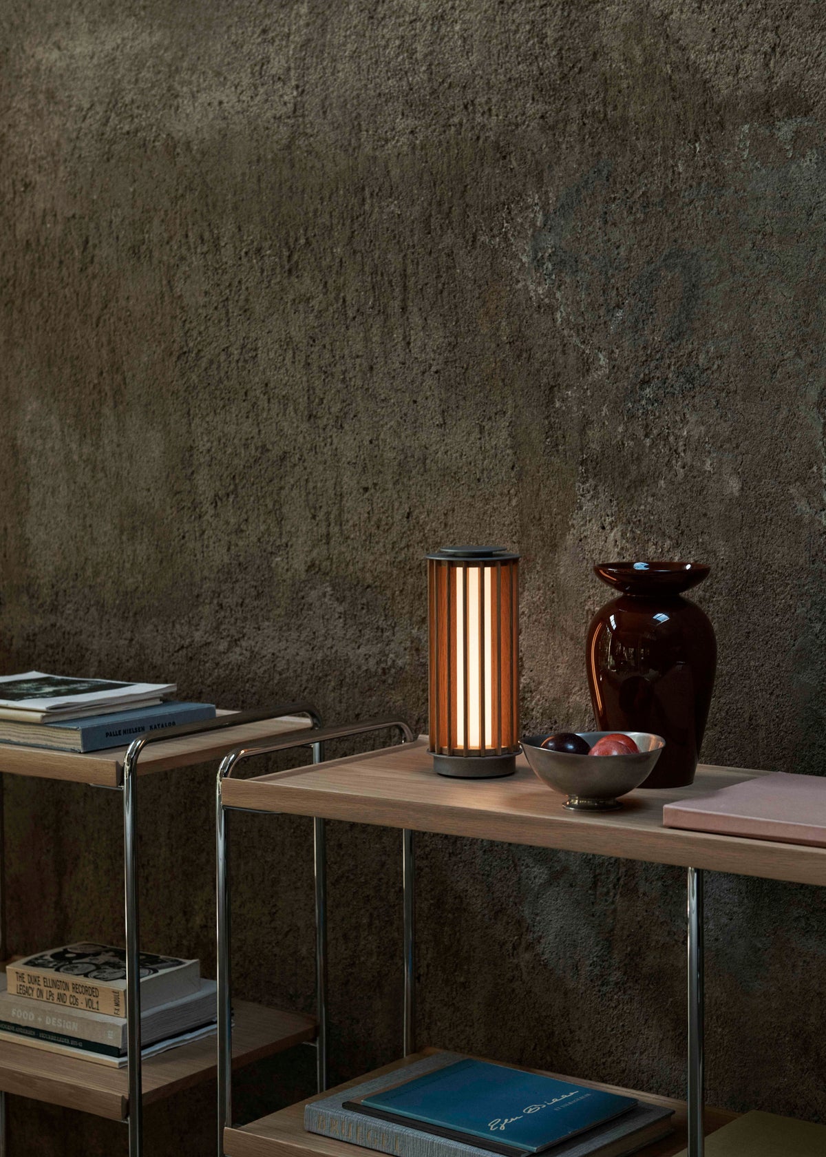 Vase MOMENTO JH47 rot-braun