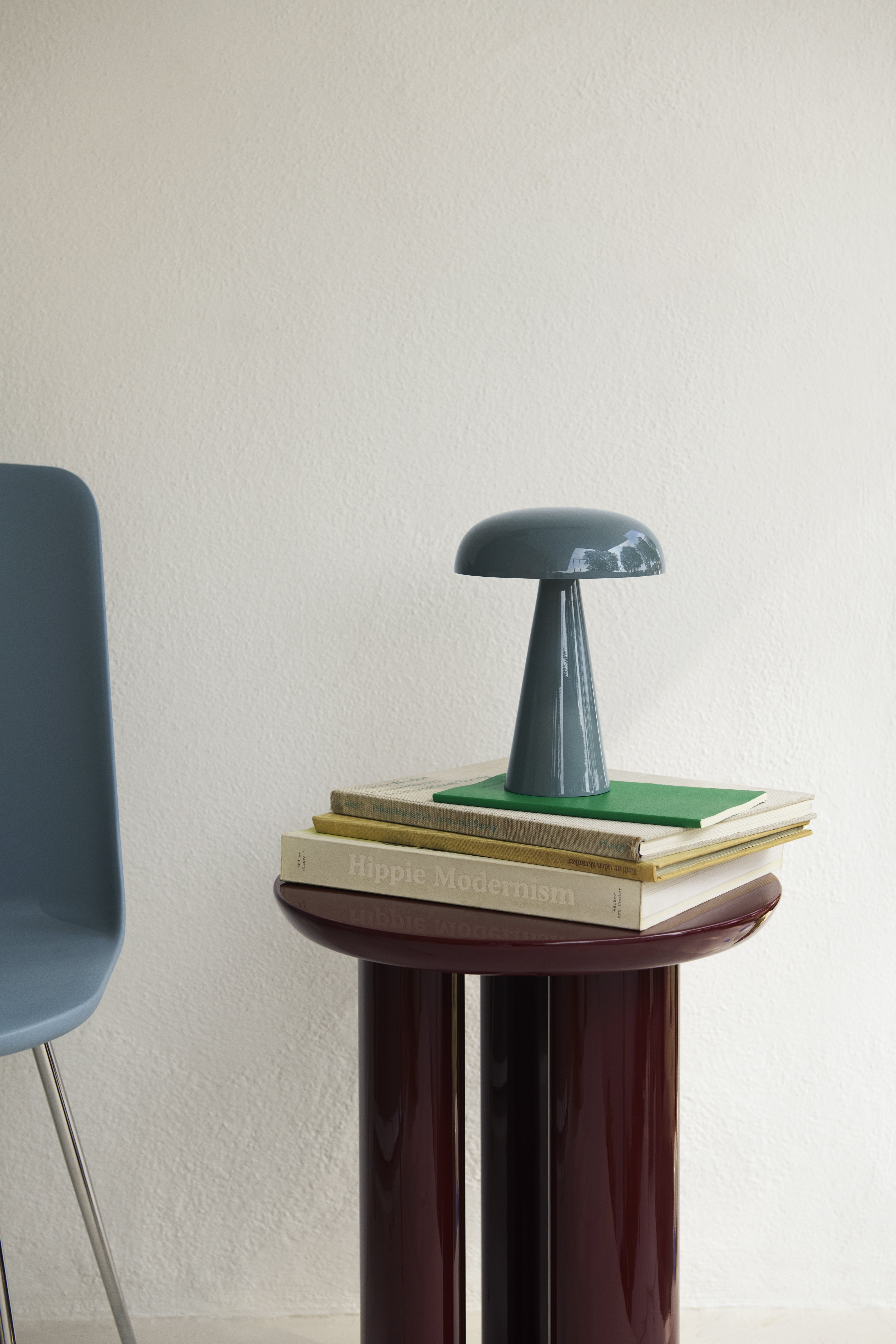 Tragbare Lampe COMO SC53 in Grau-Blau