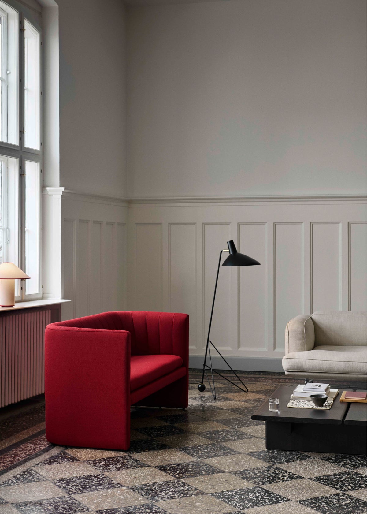 Zweisitzer-Sofa LOAFER SC25 gepolstert