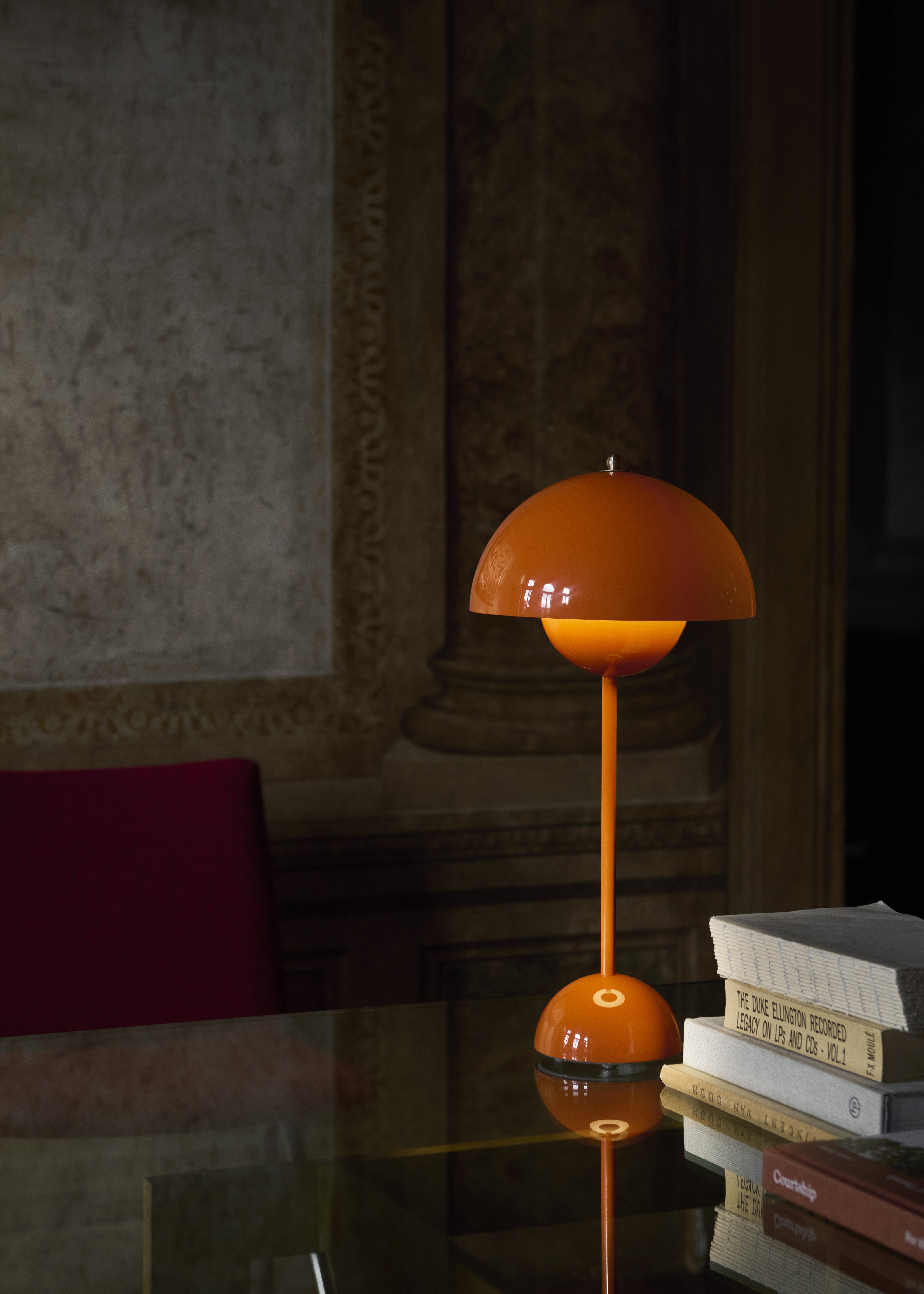 Tischlampe FLOWERPOT VP3 in Orange