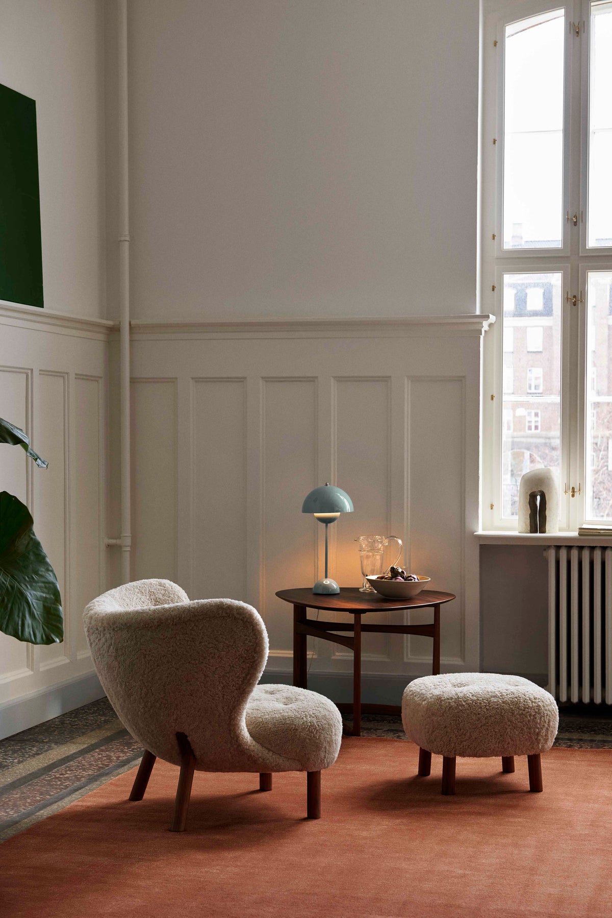 Klapptisch DROP LEAF HM5 aus geöltem Nussbaumholz